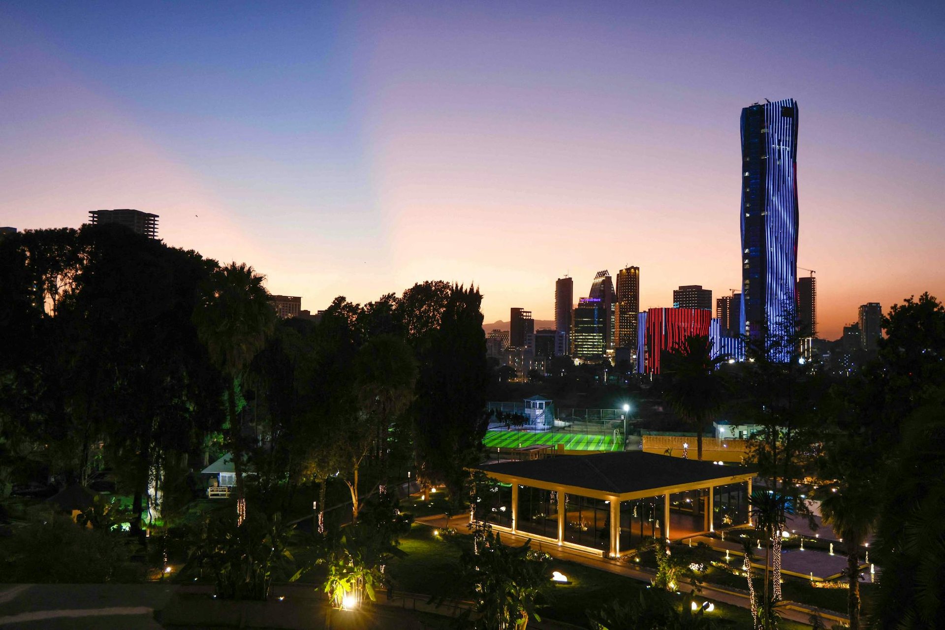 black blue and yellow textile