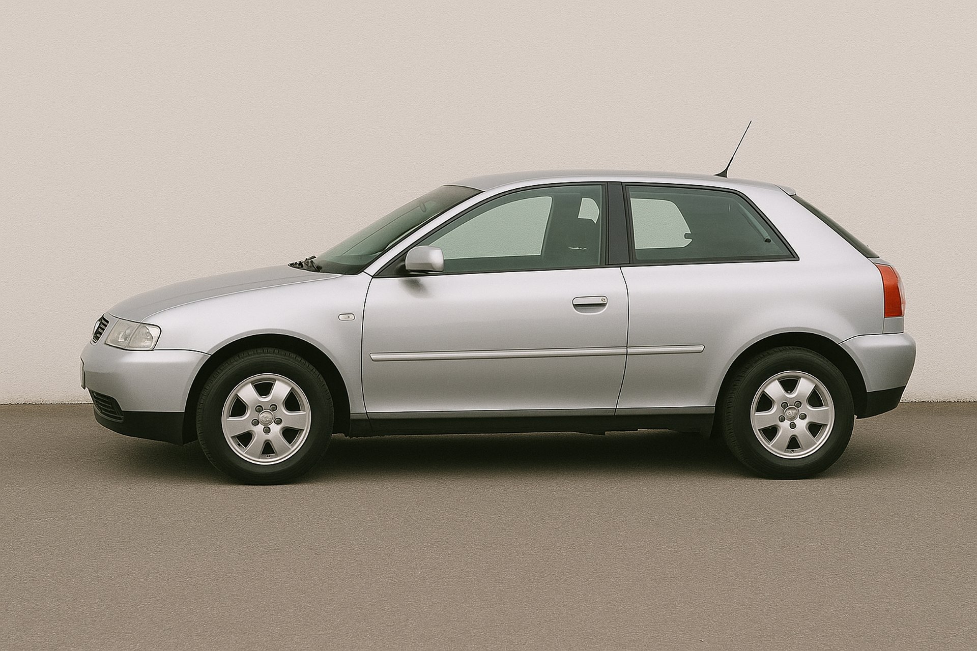 an abstract photo of a curved building with a blue sky in the background