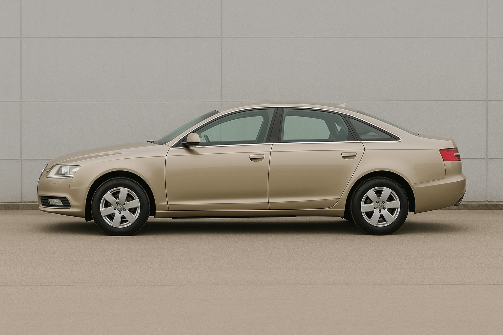 an abstract photo of a curved building with a blue sky in the background