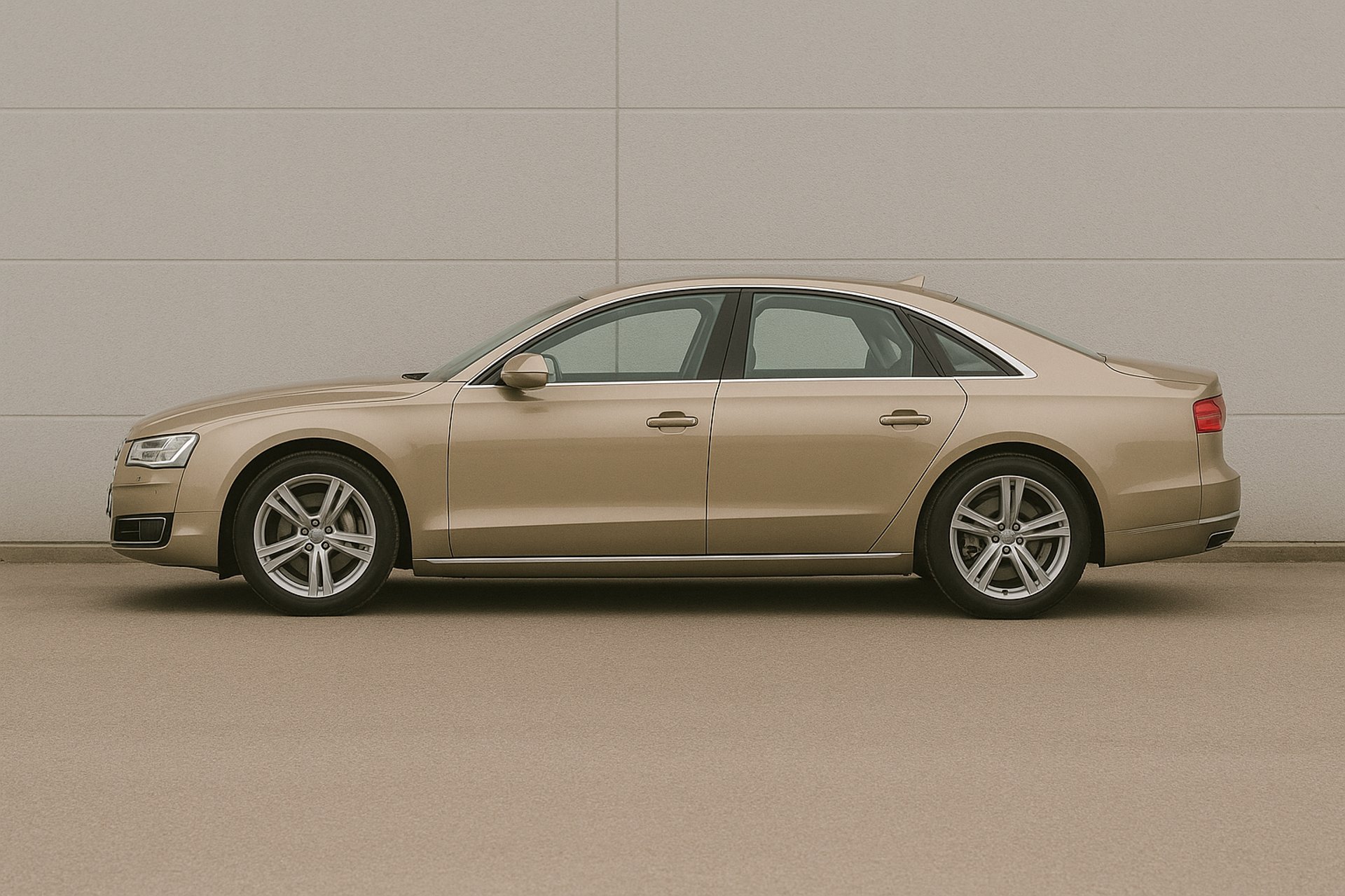 an abstract photo of a curved building with a blue sky in the background