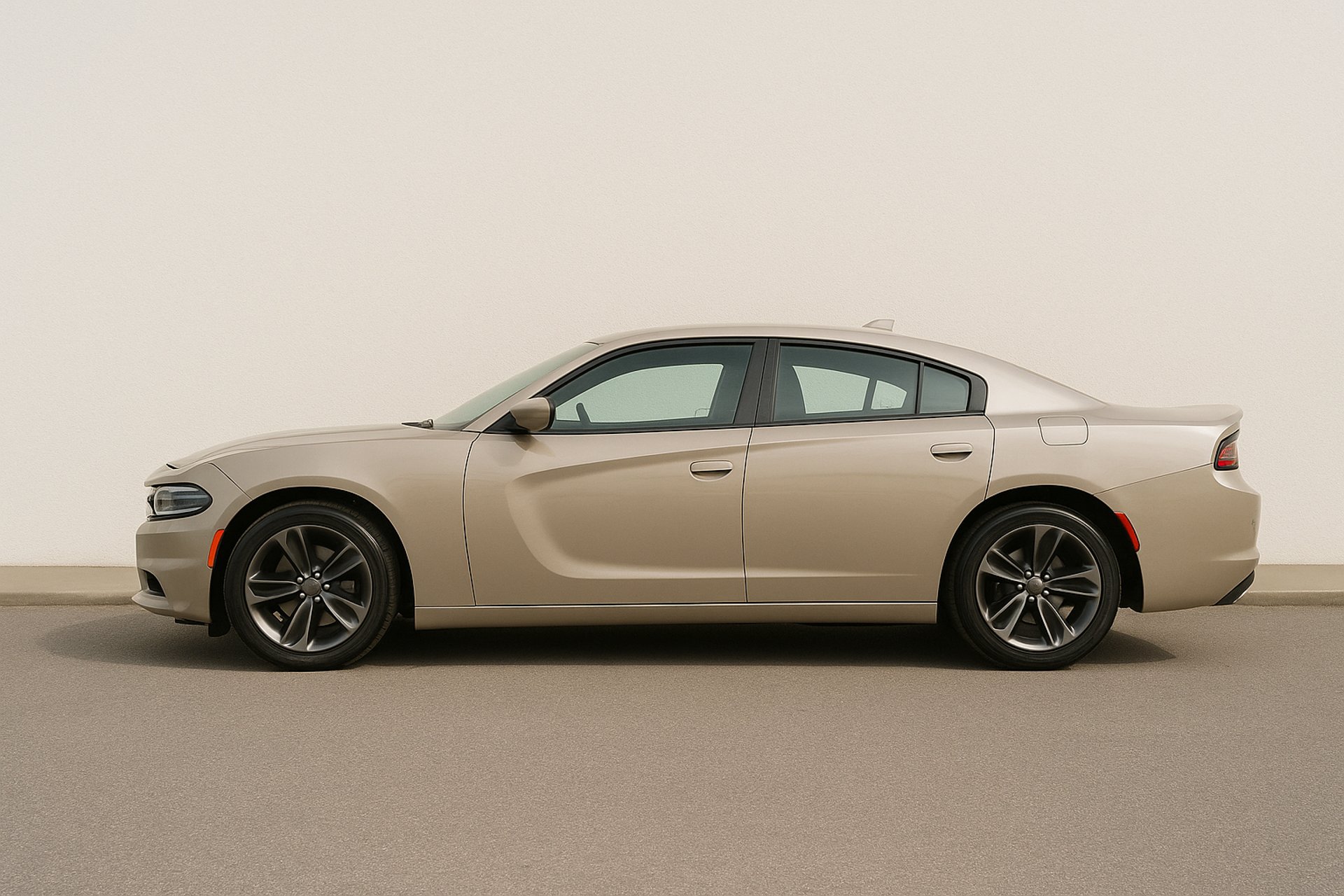 an abstract photo of a curved building with a blue sky in the background