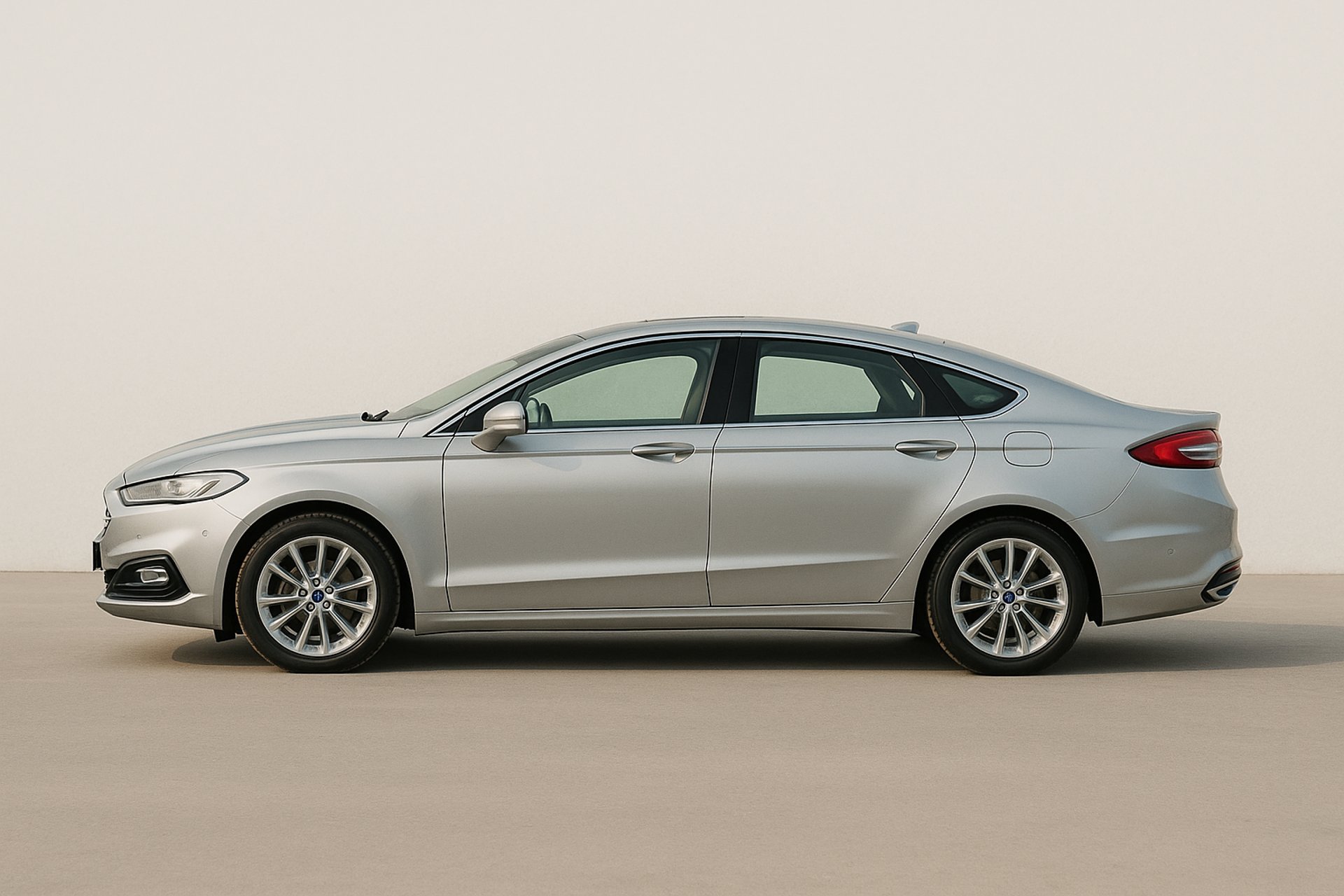an abstract photo of a curved building with a blue sky in the background