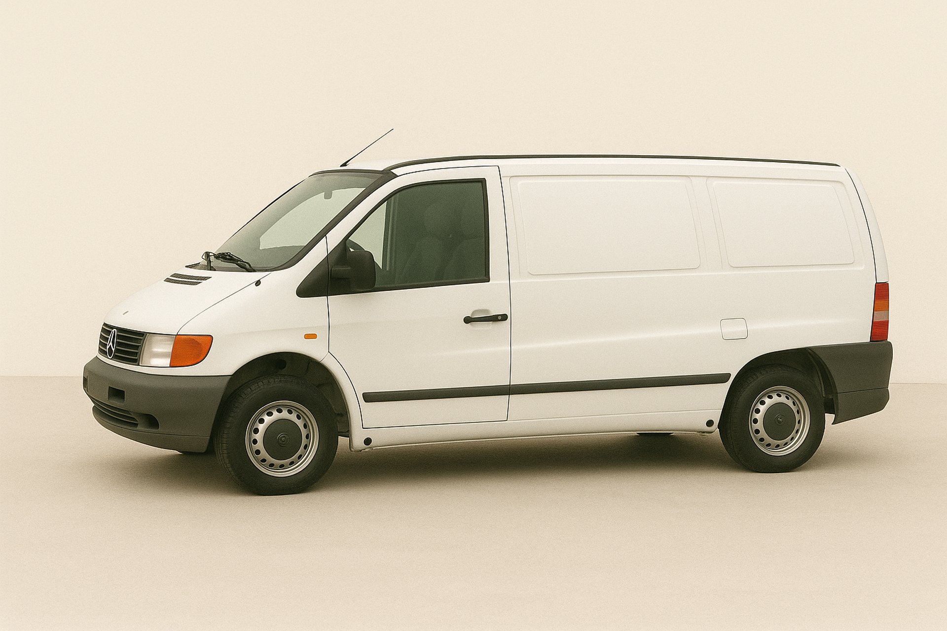 an abstract photo of a curved building with a blue sky in the background
