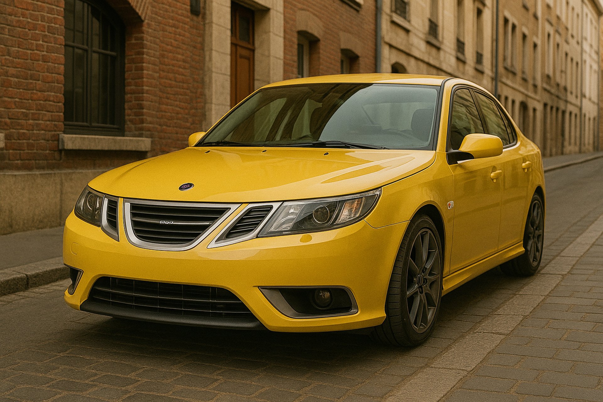 an abstract photo of a curved building with a blue sky in the background