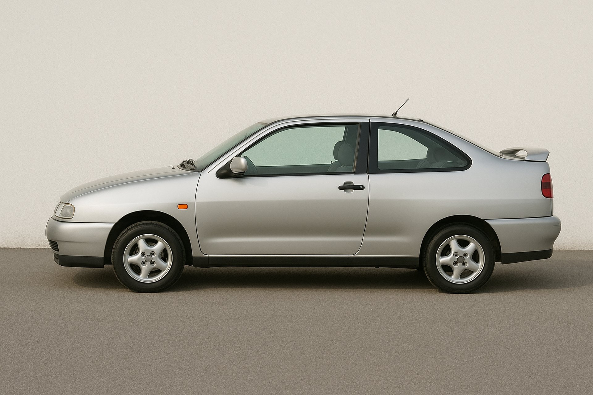 an abstract photo of a curved building with a blue sky in the background