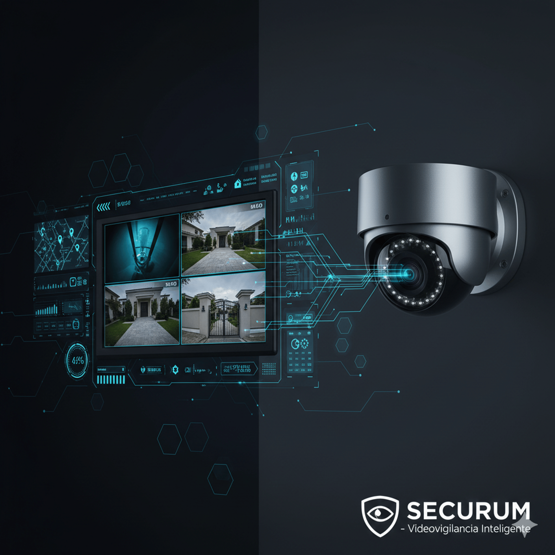 Cámara de alta calidad para la seguridad y monitoreo de tu hogar o negocio.