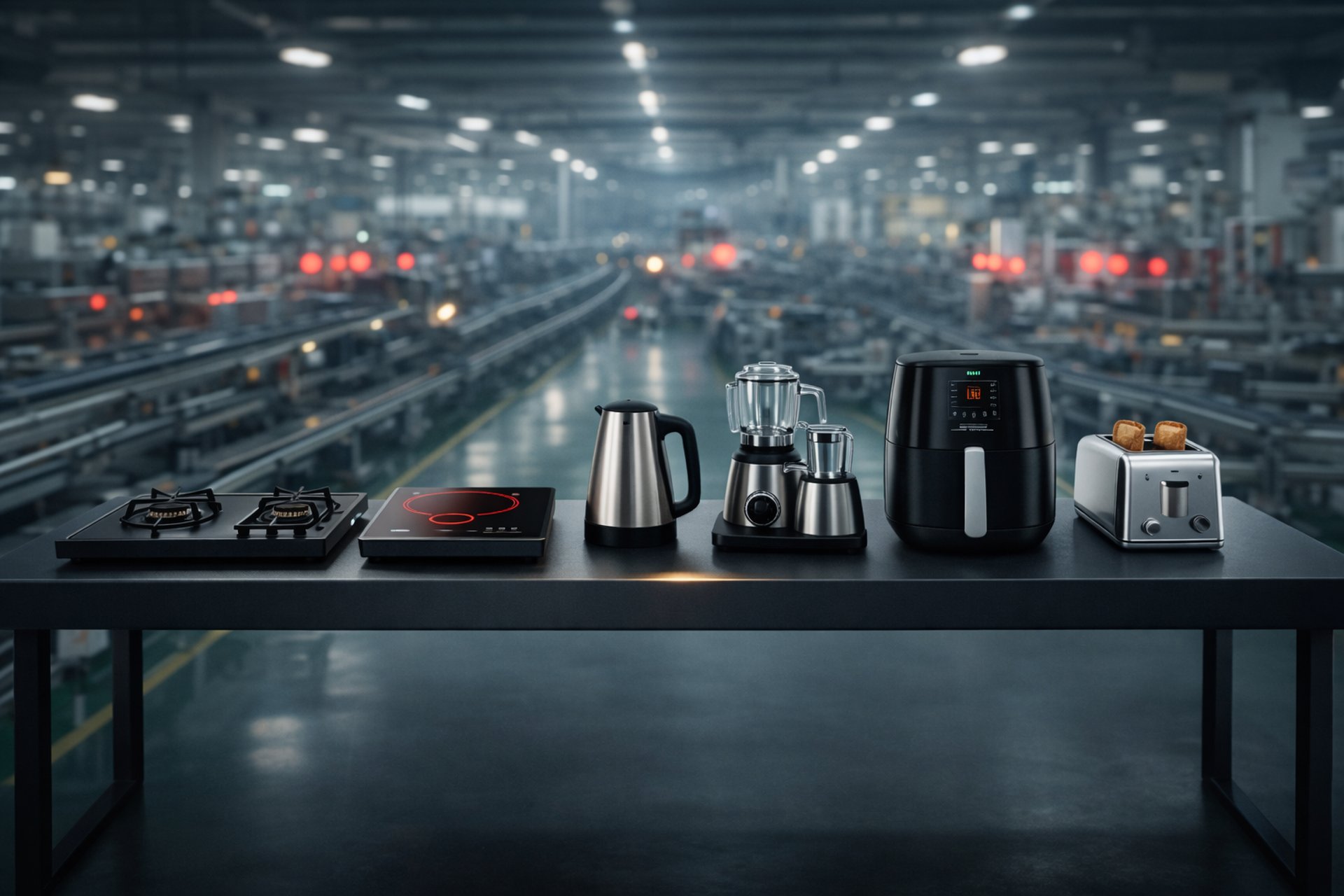 A room filled with lots of different types of microwaves