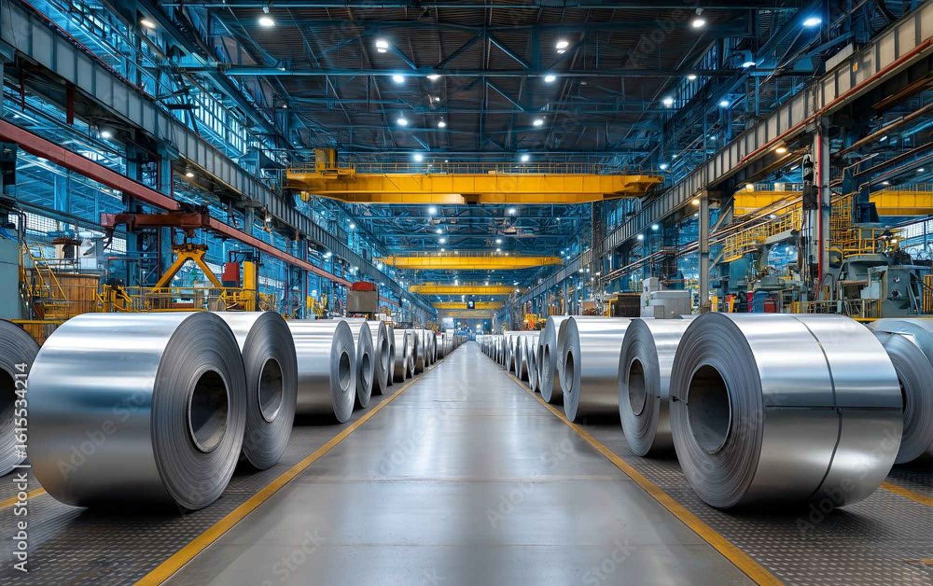 an abstract photo of a curved building with a blue sky in the background