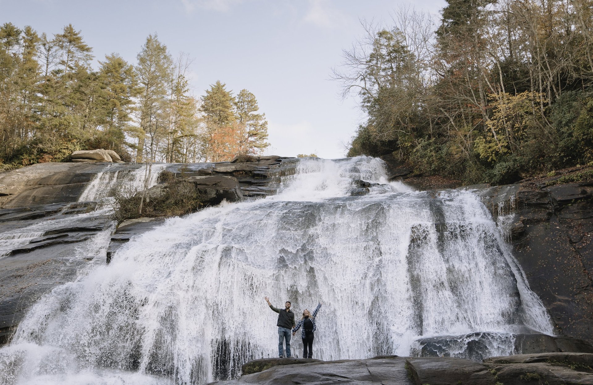 couple wearing silver-colored rings