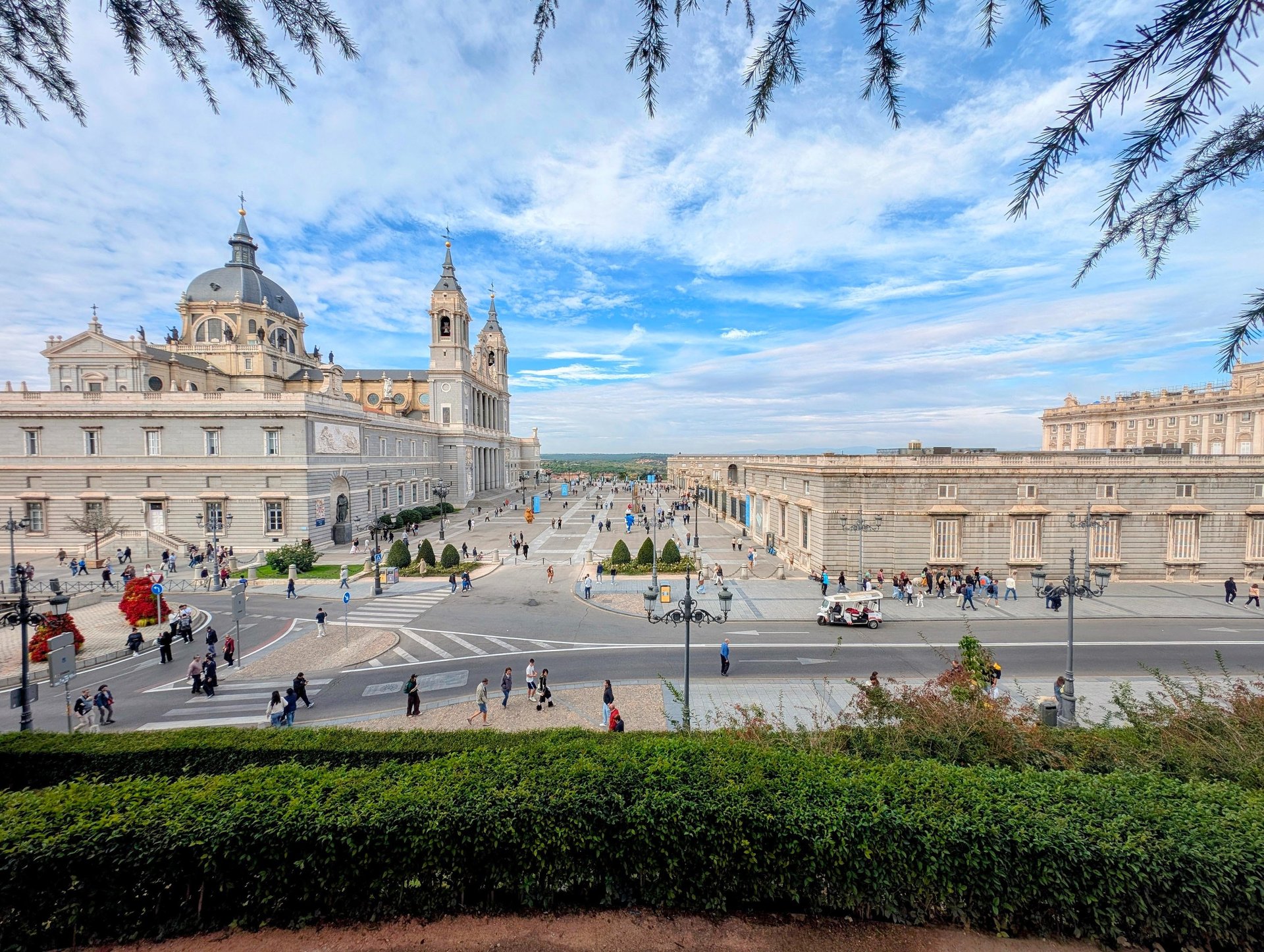 Aerial perspective revealing the complete castro settlement layout