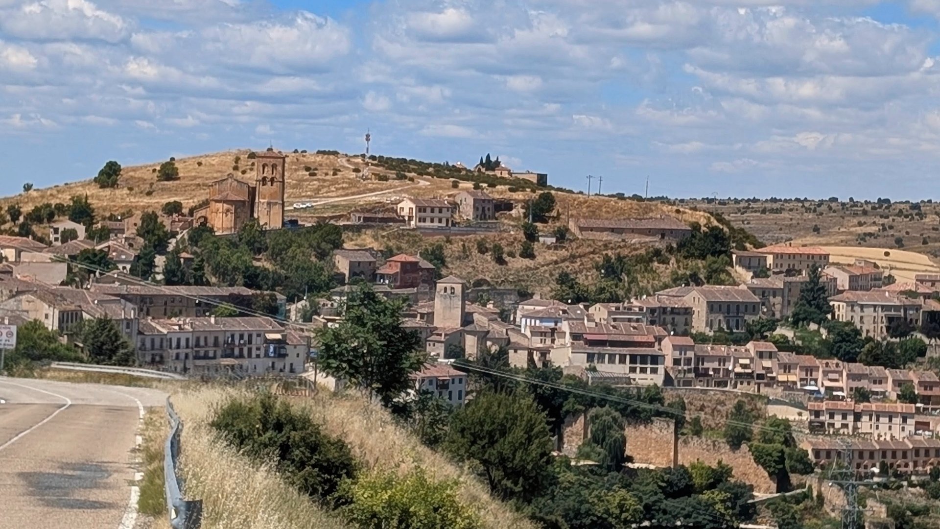 Panoramic view of Sepúlveda, Spain
