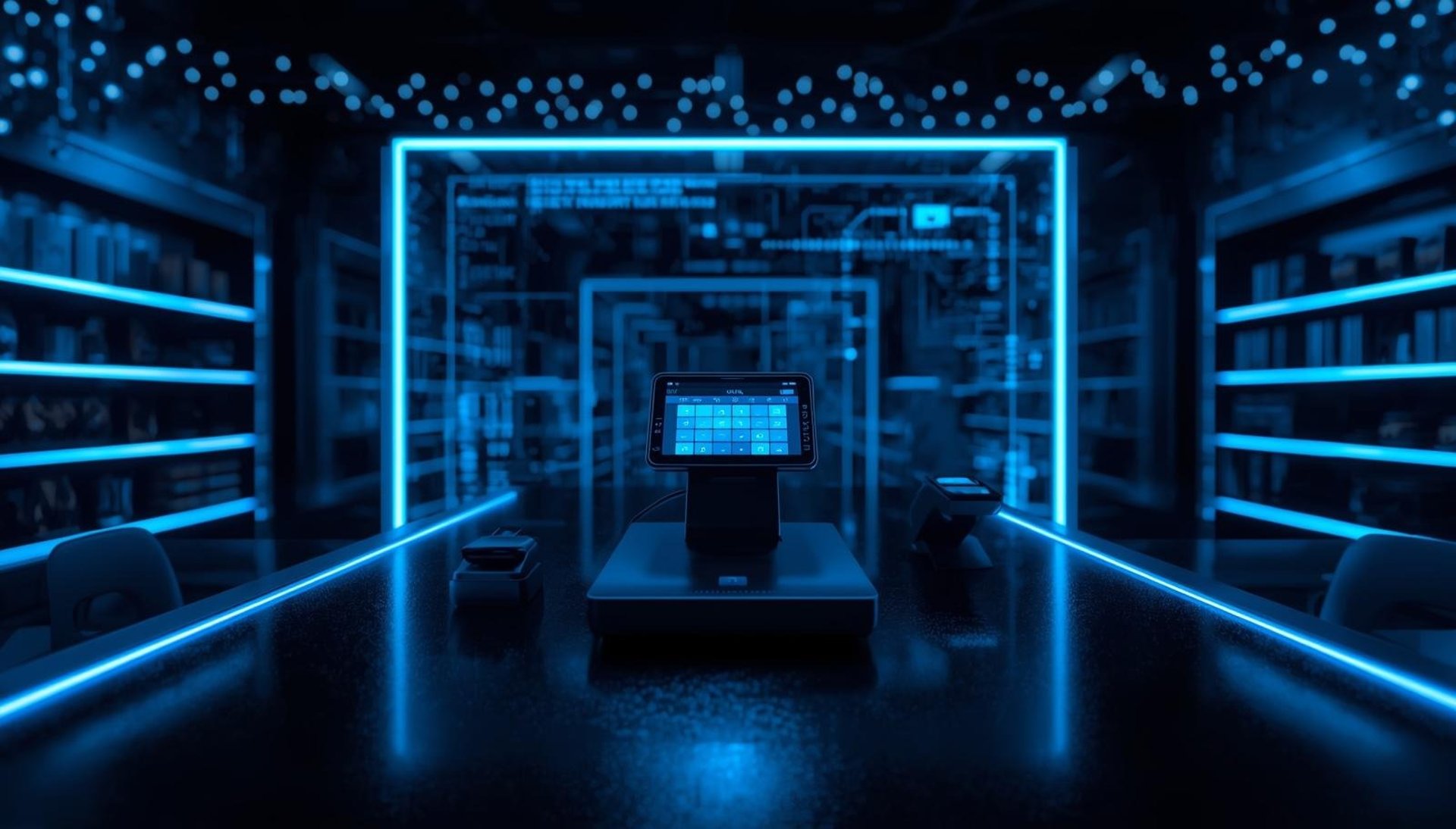 an abstract photo of a curved building with a blue sky in the background