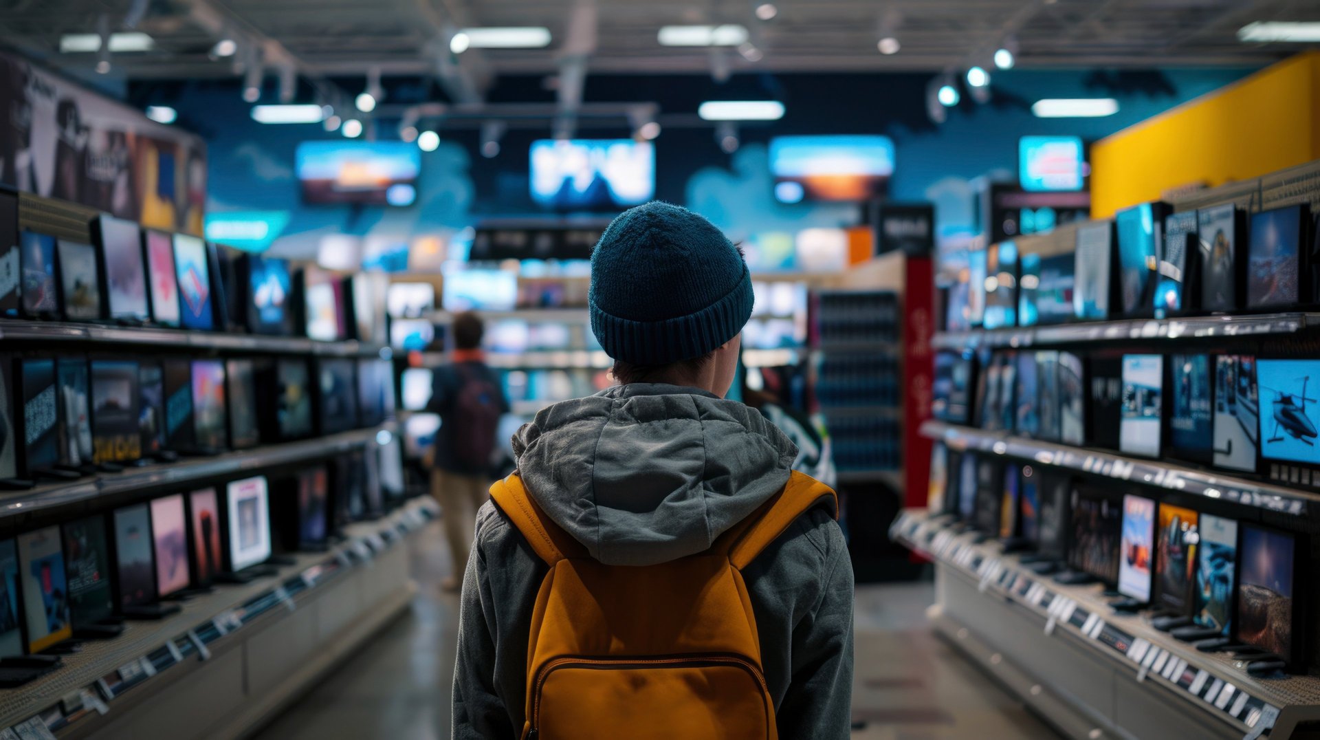 black blue and yellow textile