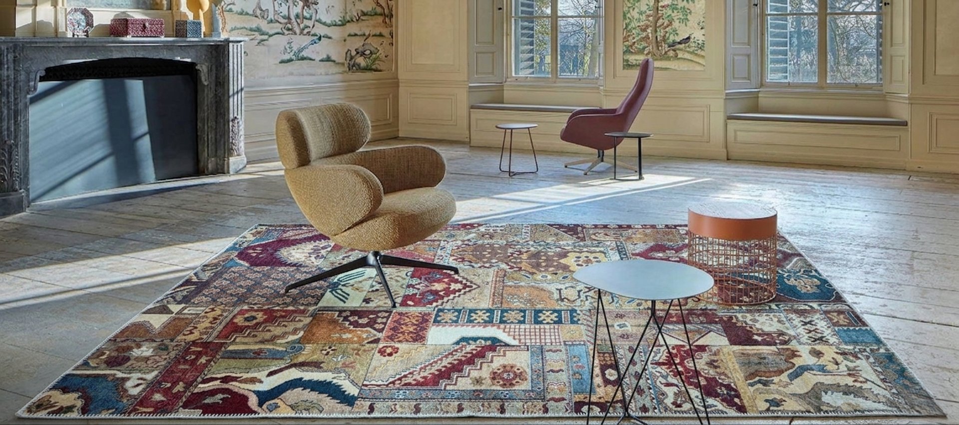 Modern carpet collections showcasing sustainable weaving, design quality and Turkish textile expertise from Gaziantep
