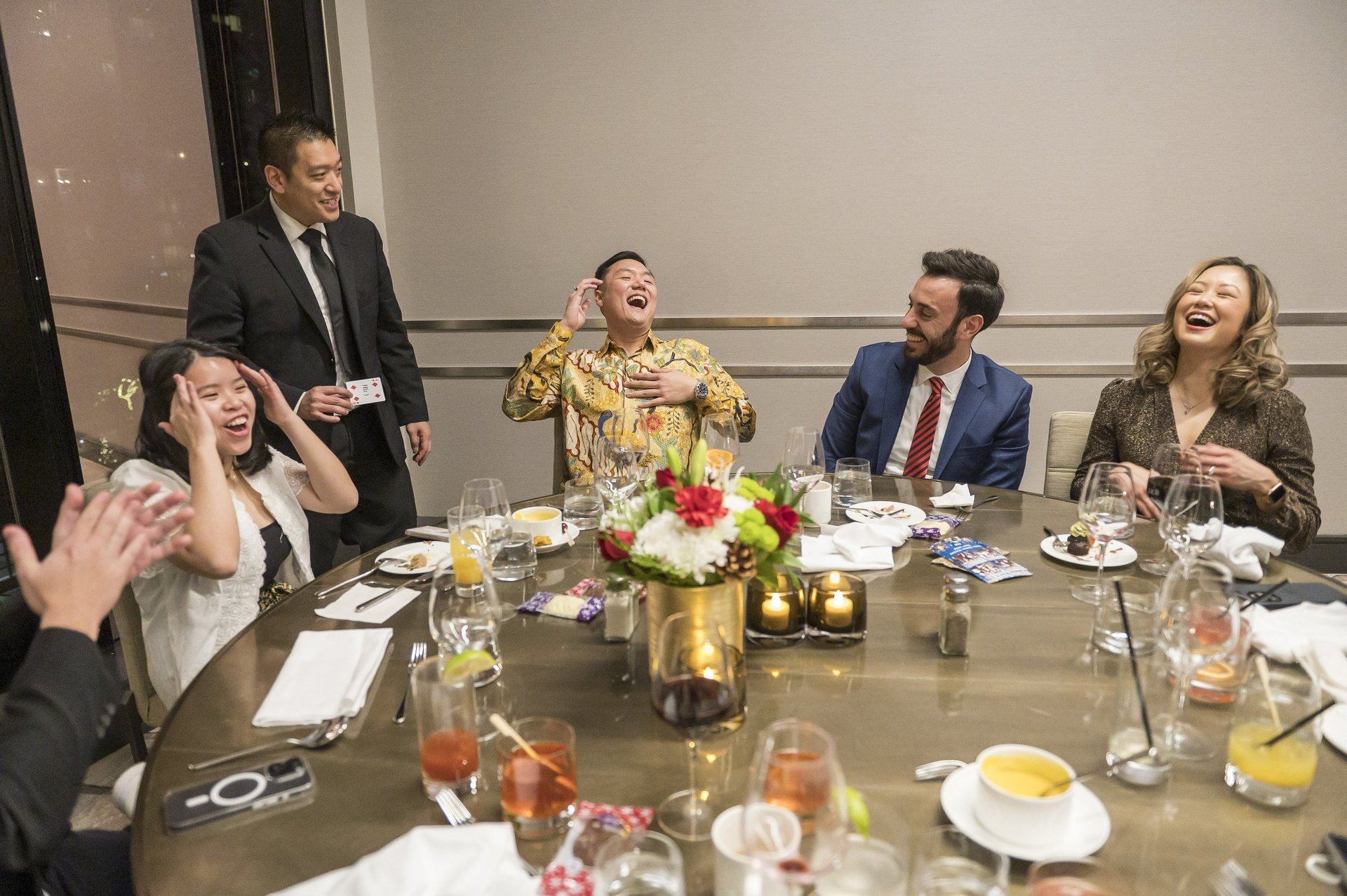 an abstract photo of a curved building with a blue sky in the background