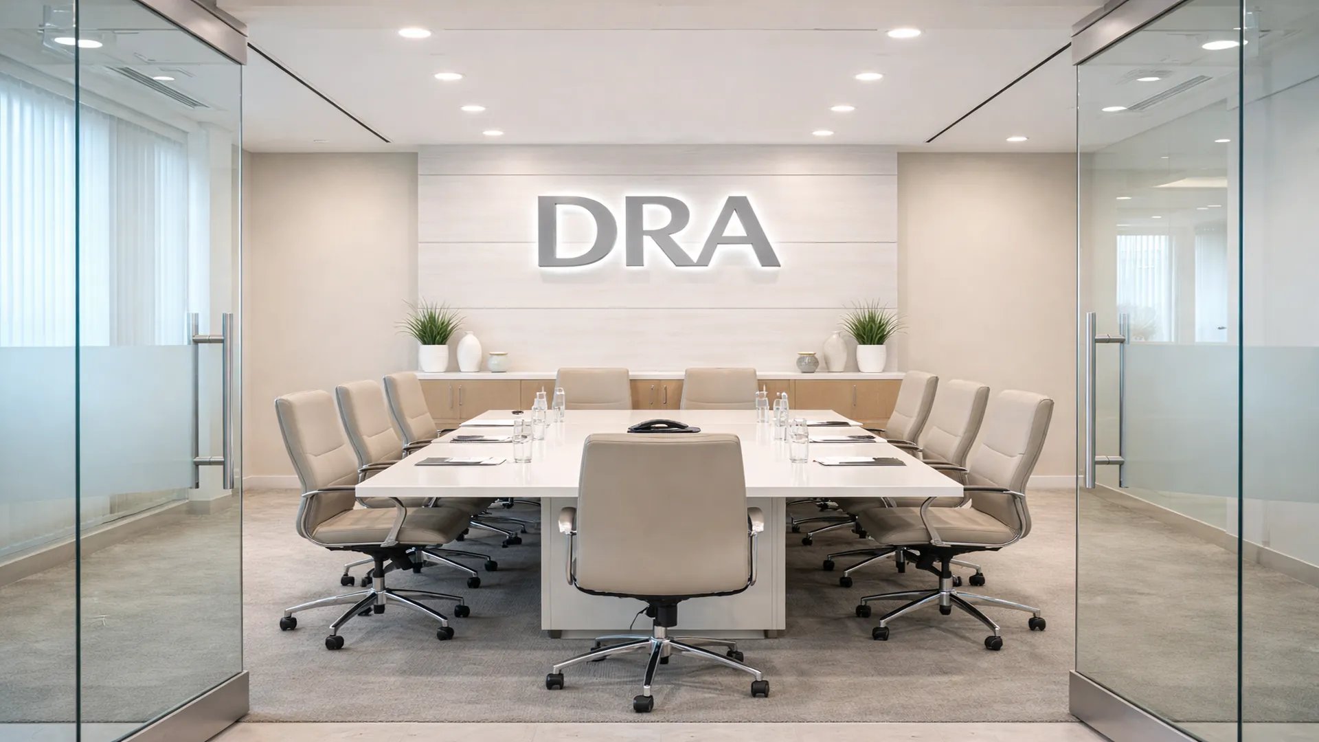 an abstract photo of a curved building with a blue sky in the background