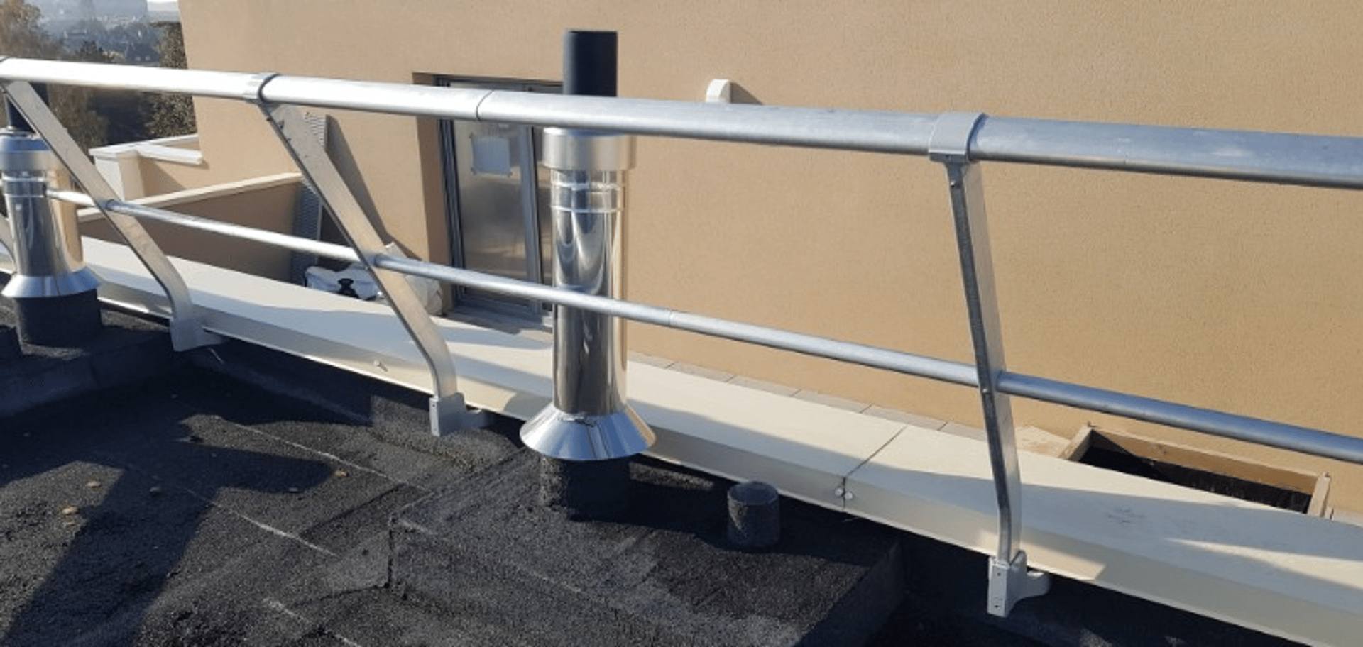 installation des gardes-corps et couvertines