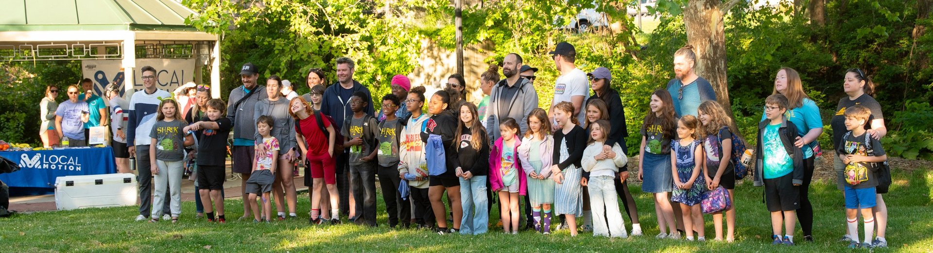 an abstract photo of a curved building with a blue sky in the background