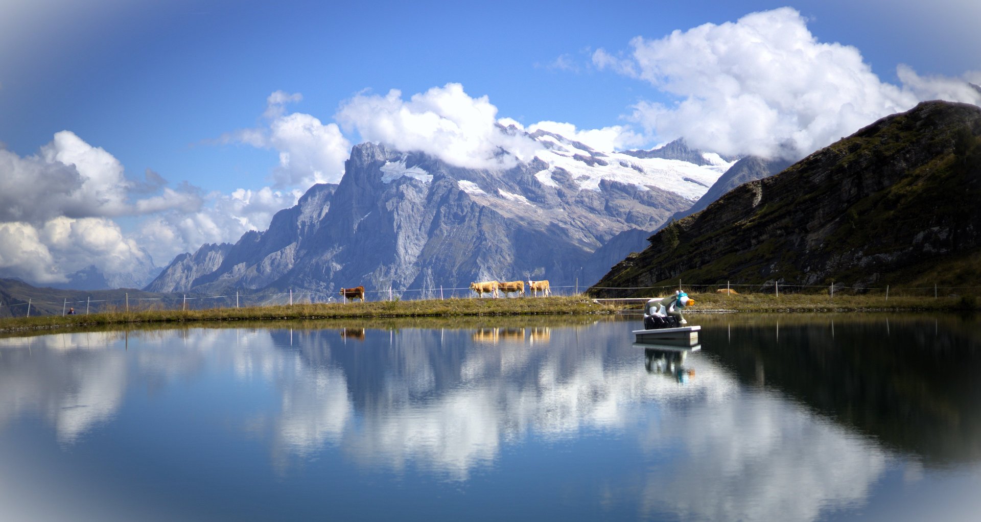 Imagem dos alpes suíços