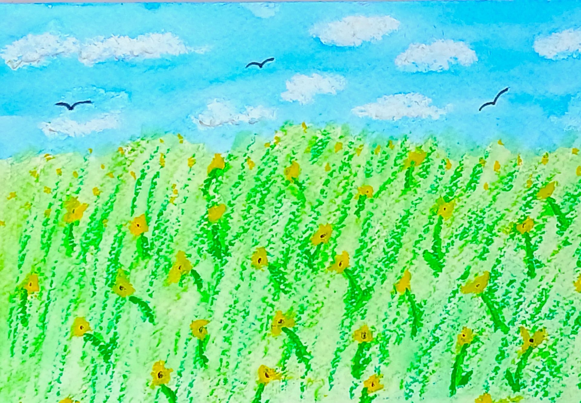 black blue and yellow textile