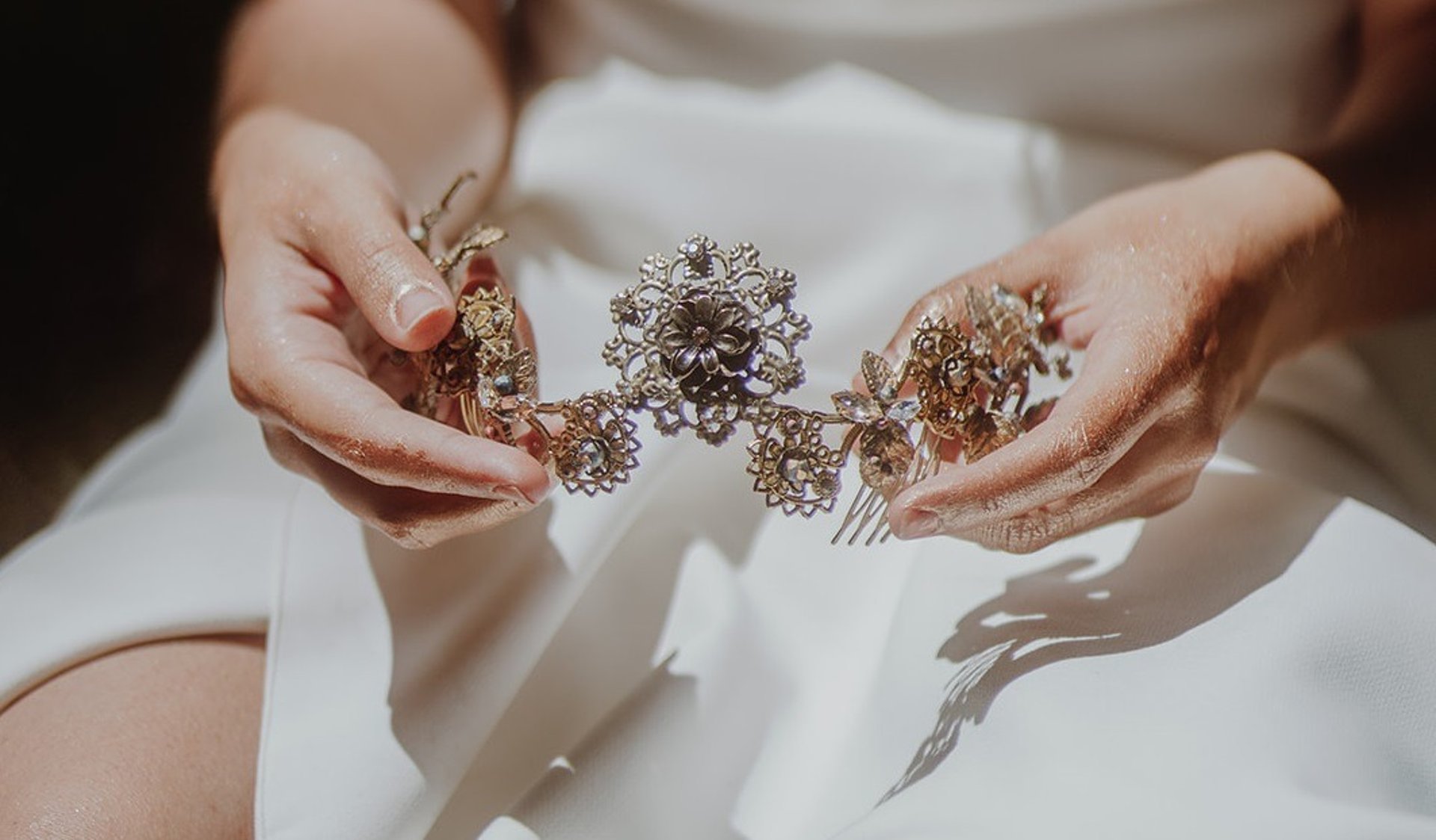 an abstract photo of a curved building with a blue sky in the background