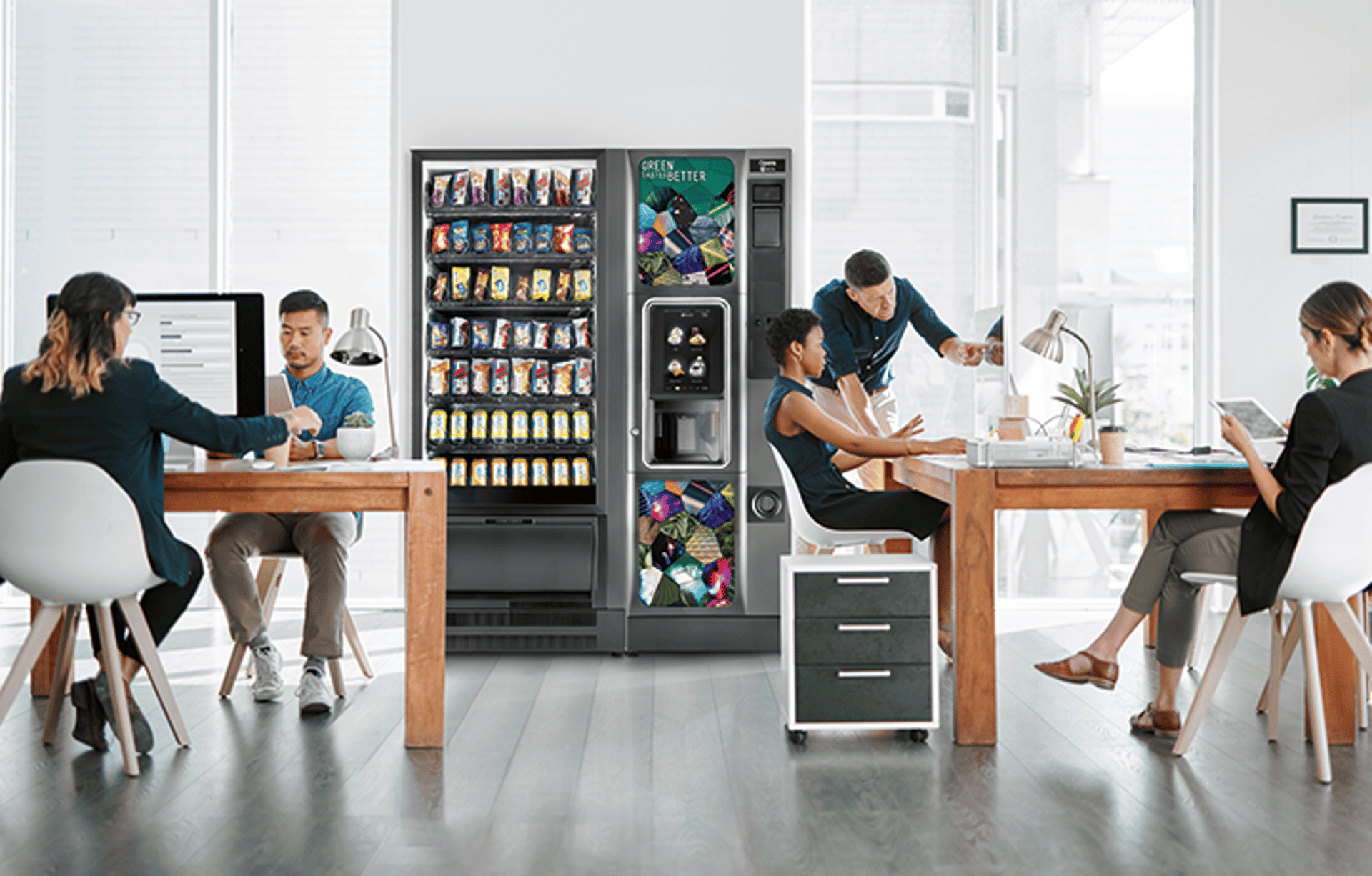 an abstract photo of a curved building with a blue sky in the background