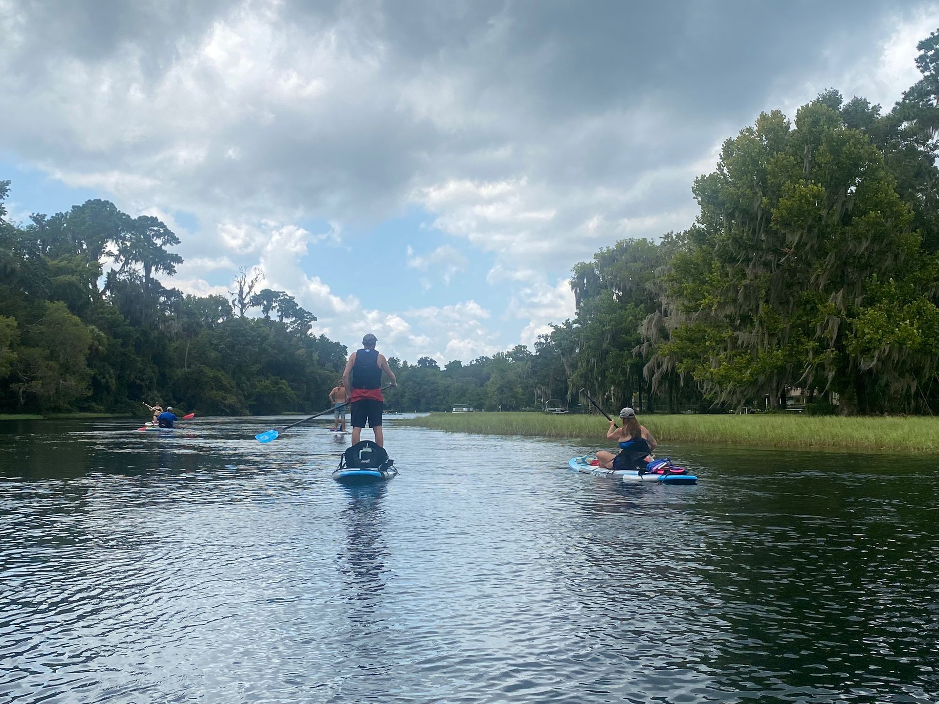 Natural clear fresh water oasis at near Rainbow Springs in central Florida, north of Orlando