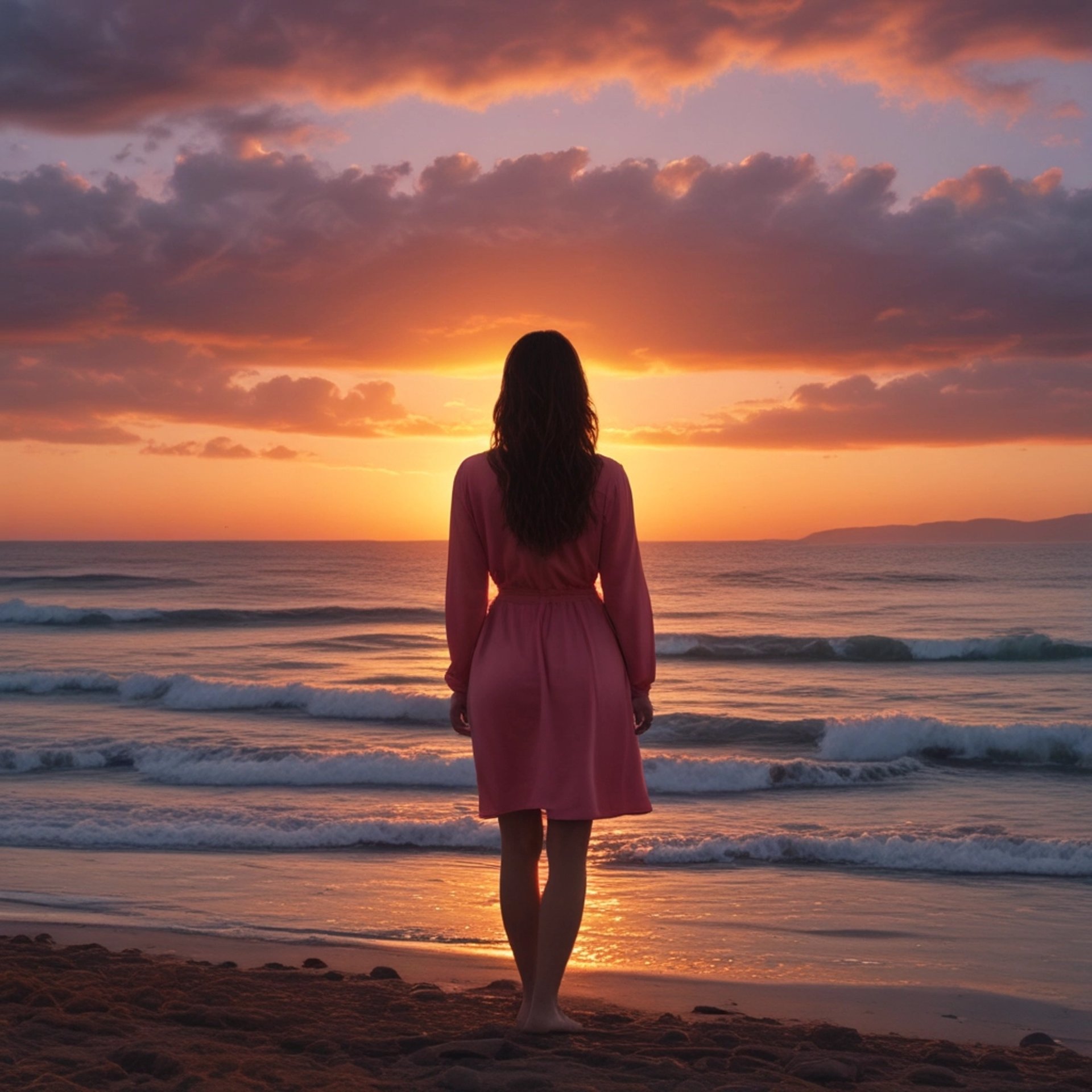 woman wearing yellow long-sleeved dress under white clouds and blue sky during daytime