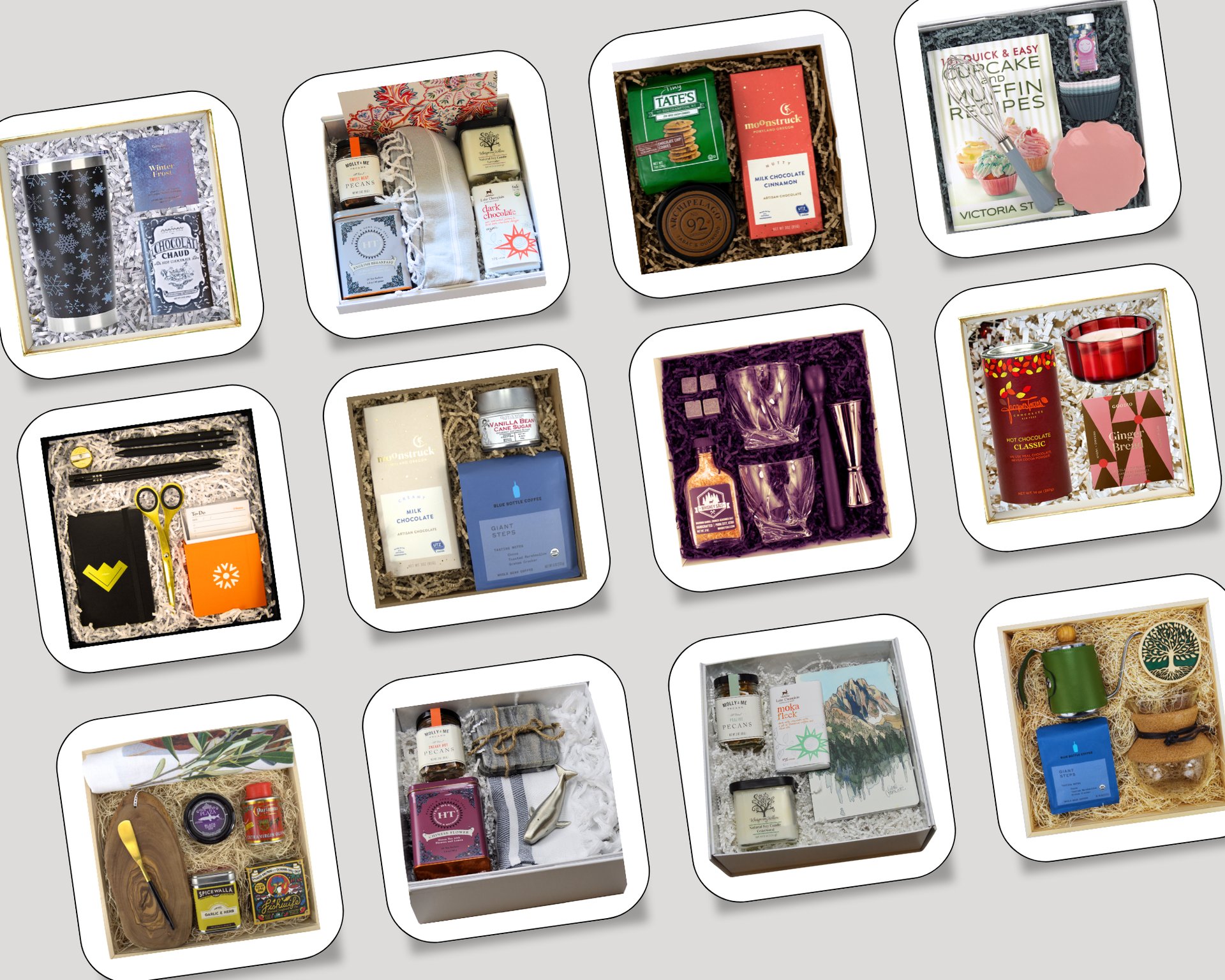 white box with white ribbon