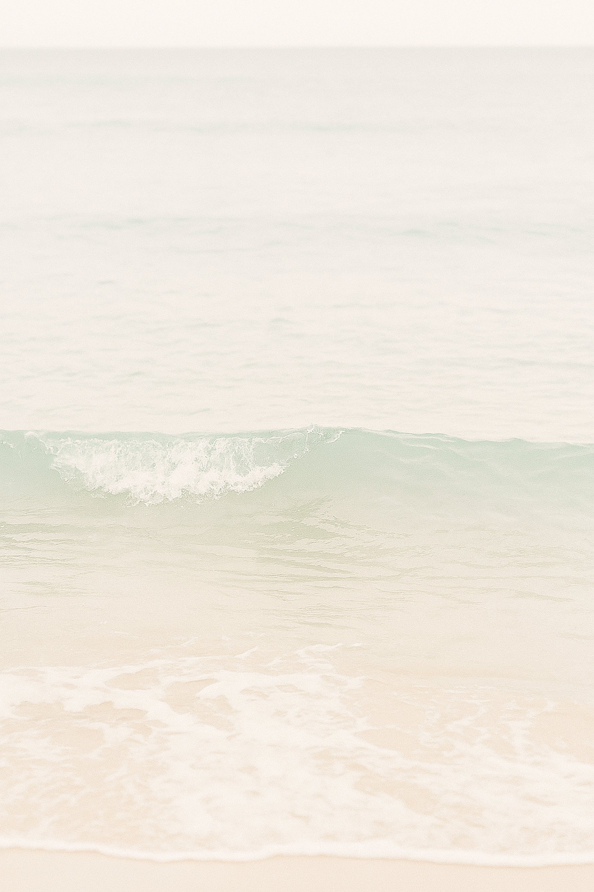 calm wave of ocean