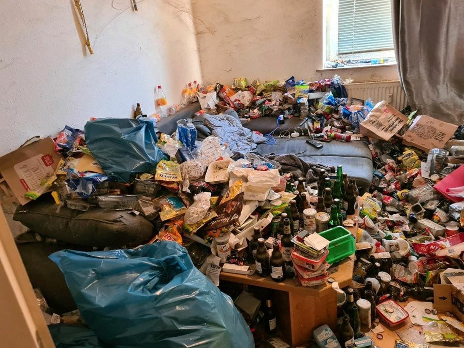 a flock of pigeons sitting on top of a building