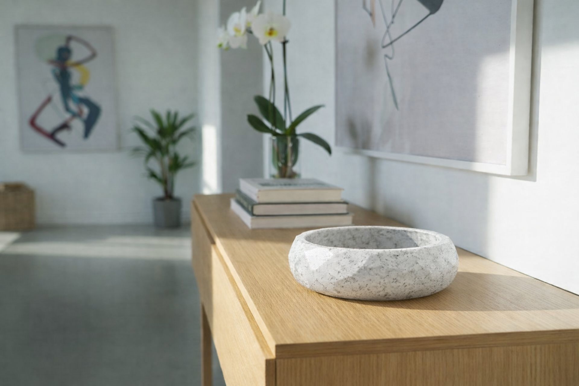 woman holding dried flower