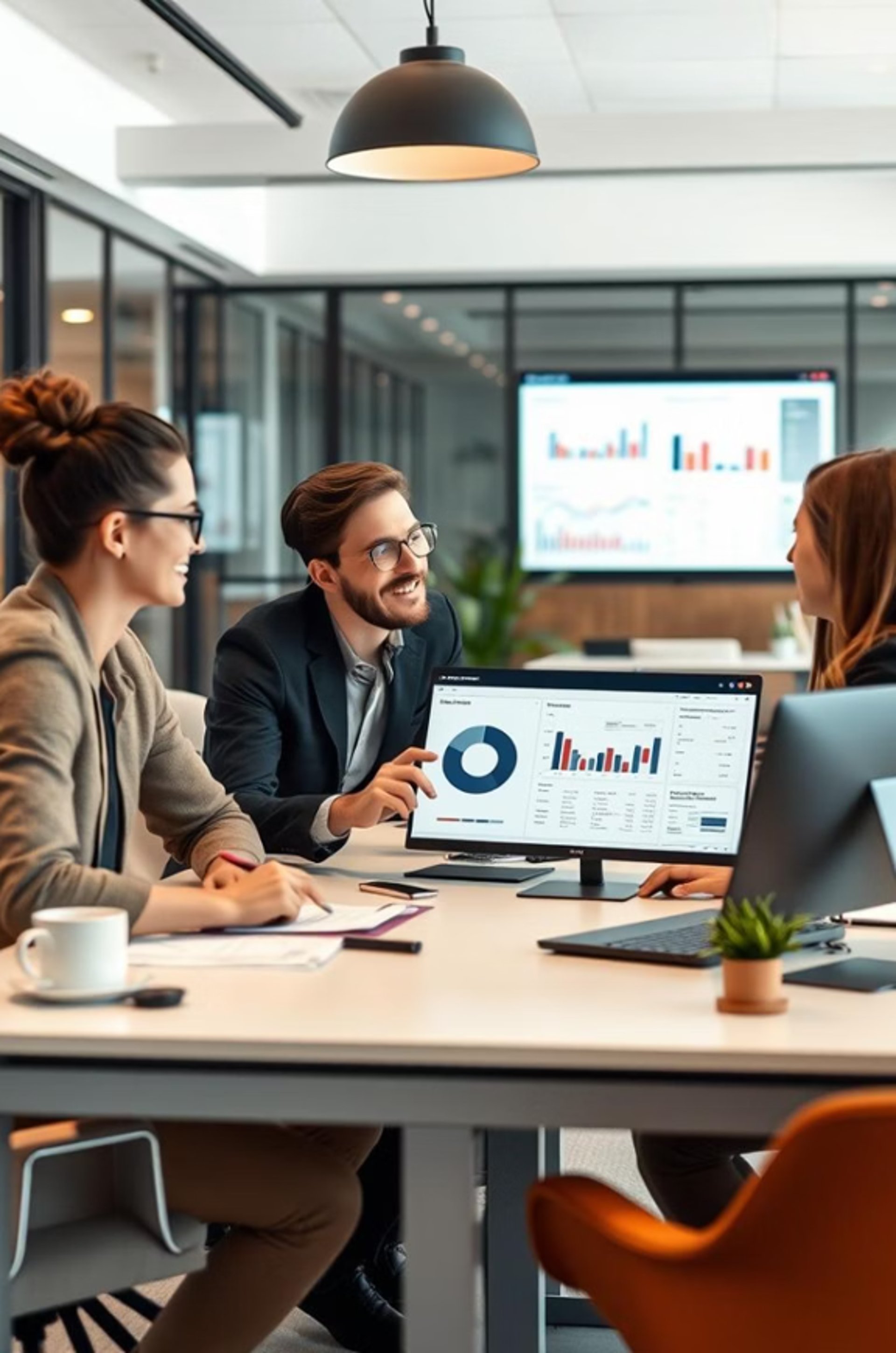 an abstract photo of a curved building with a blue sky in the background