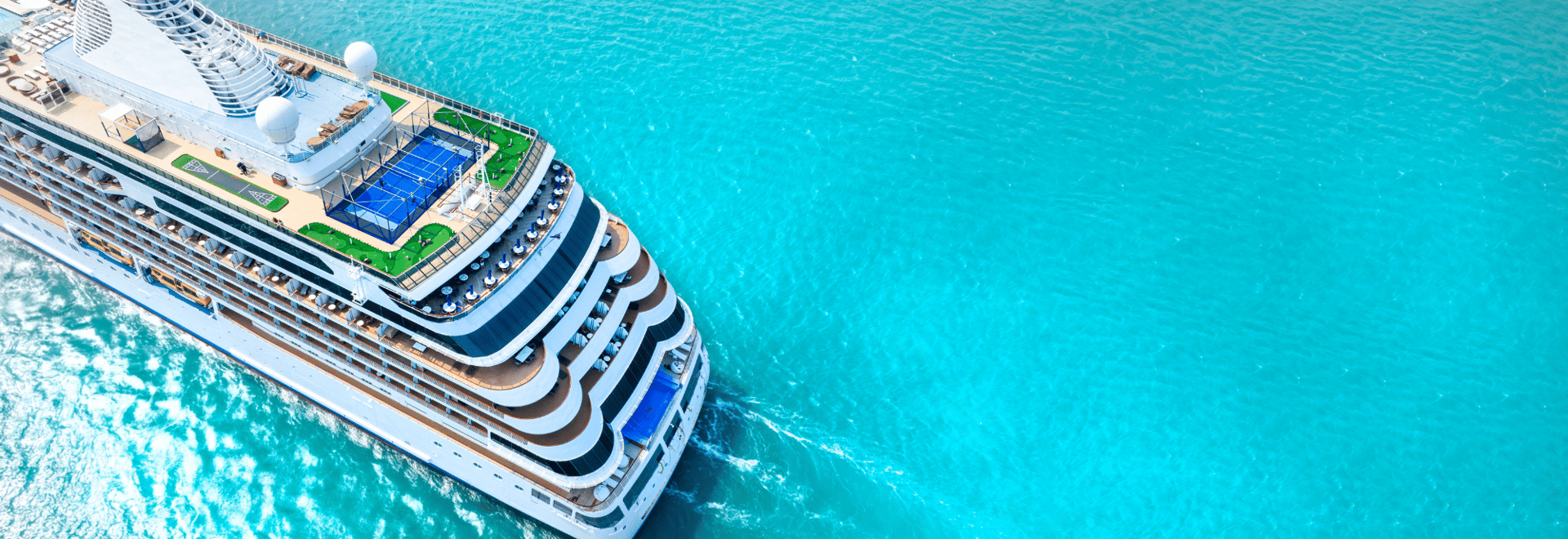 white cruise ship]