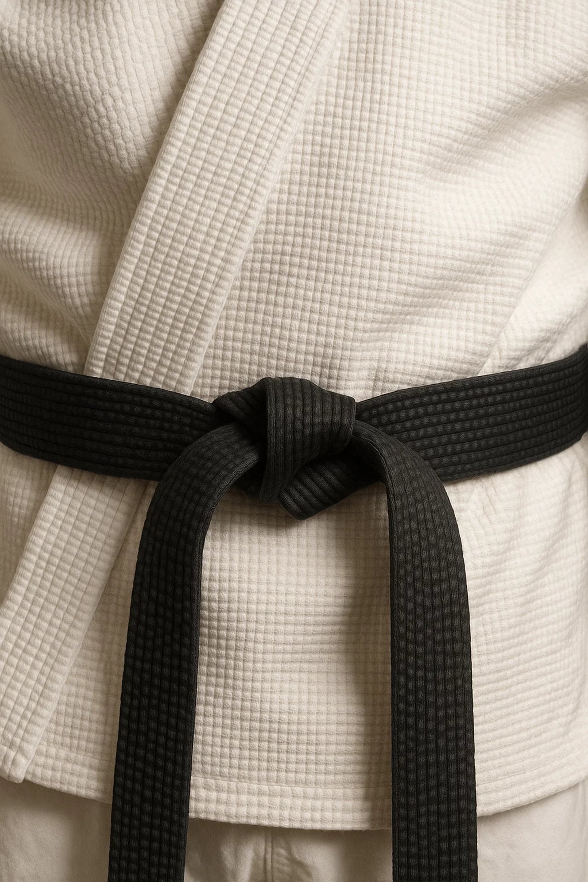 person wearing black belt judo