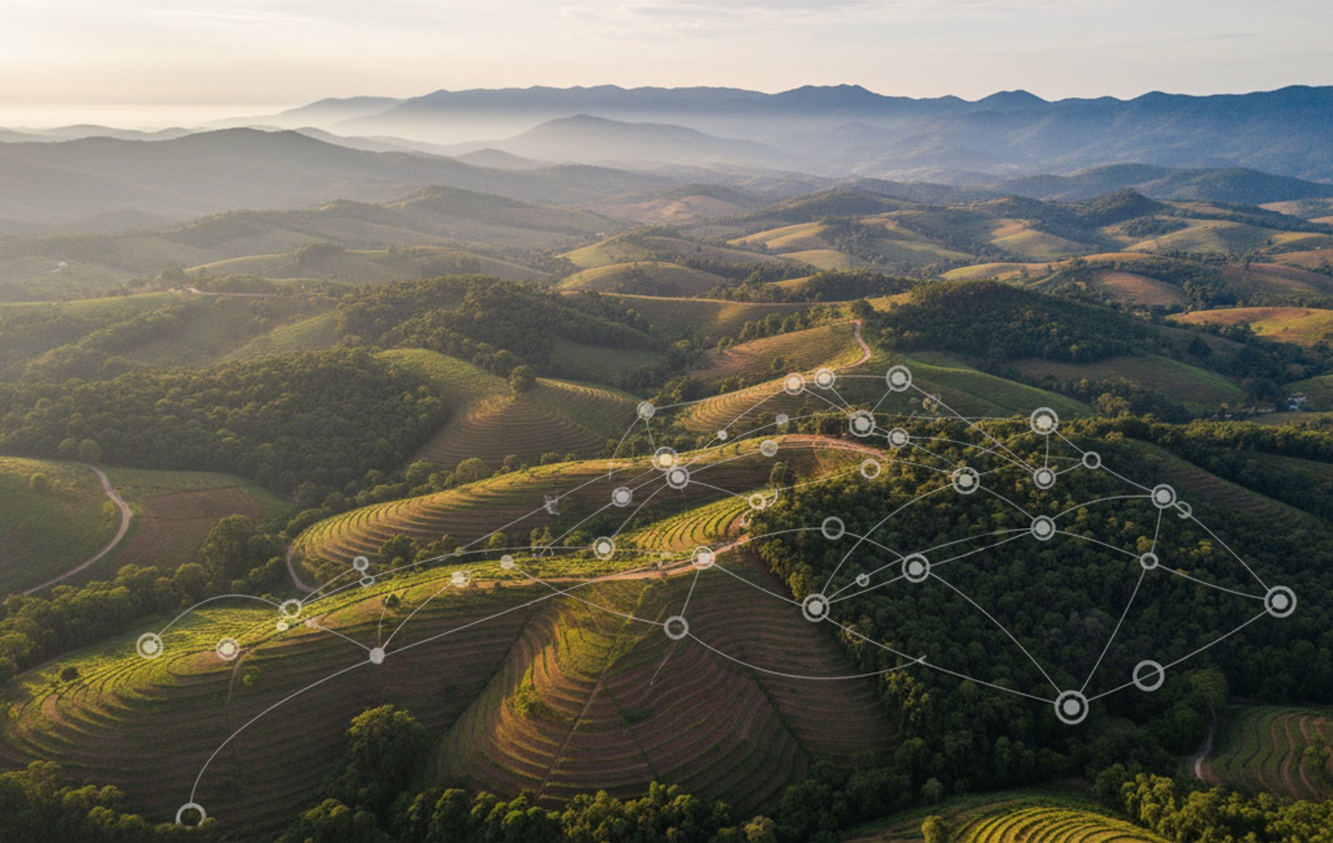 an abstract photo of a curved building with a blue sky in the background
