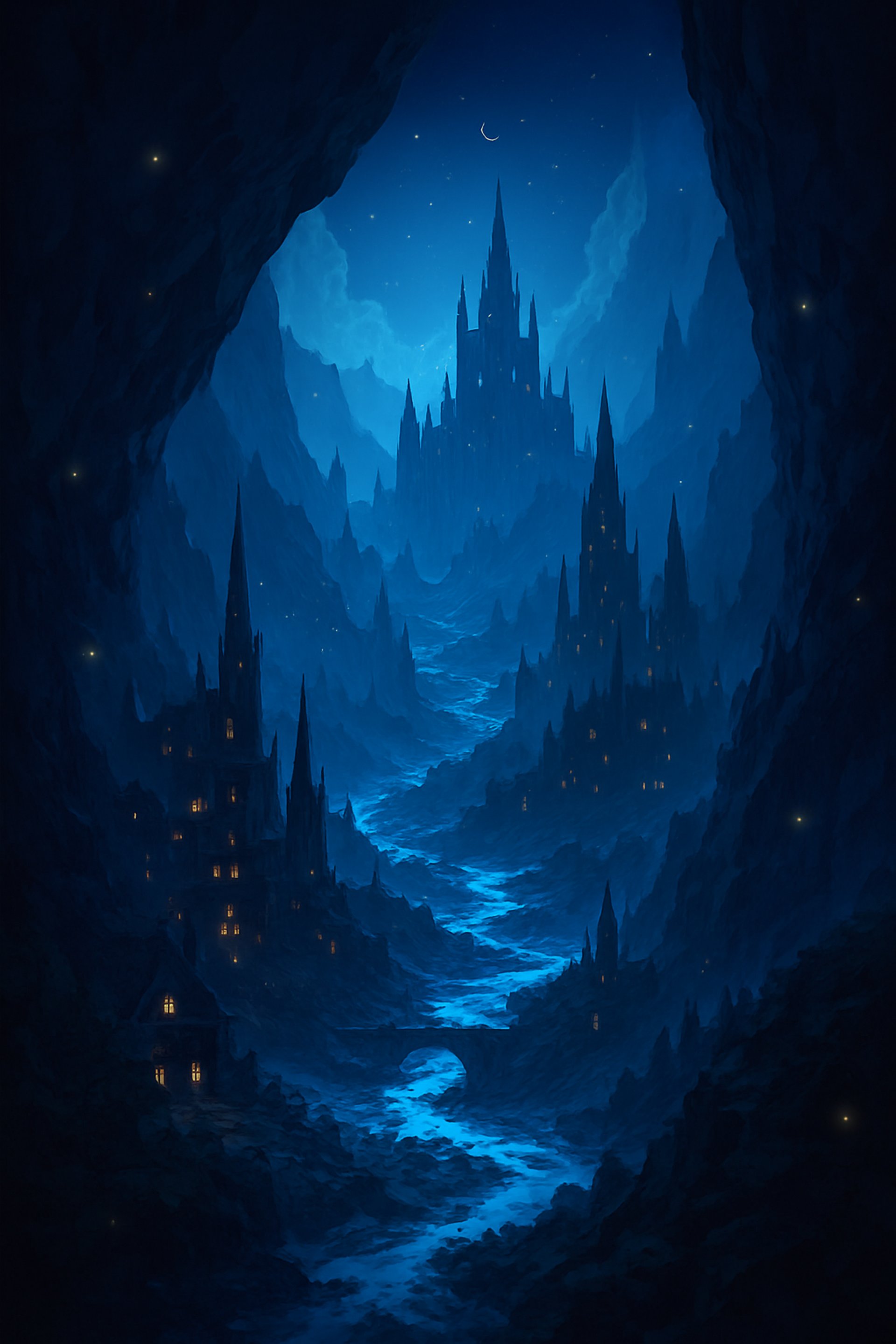 mountain range under blue sky