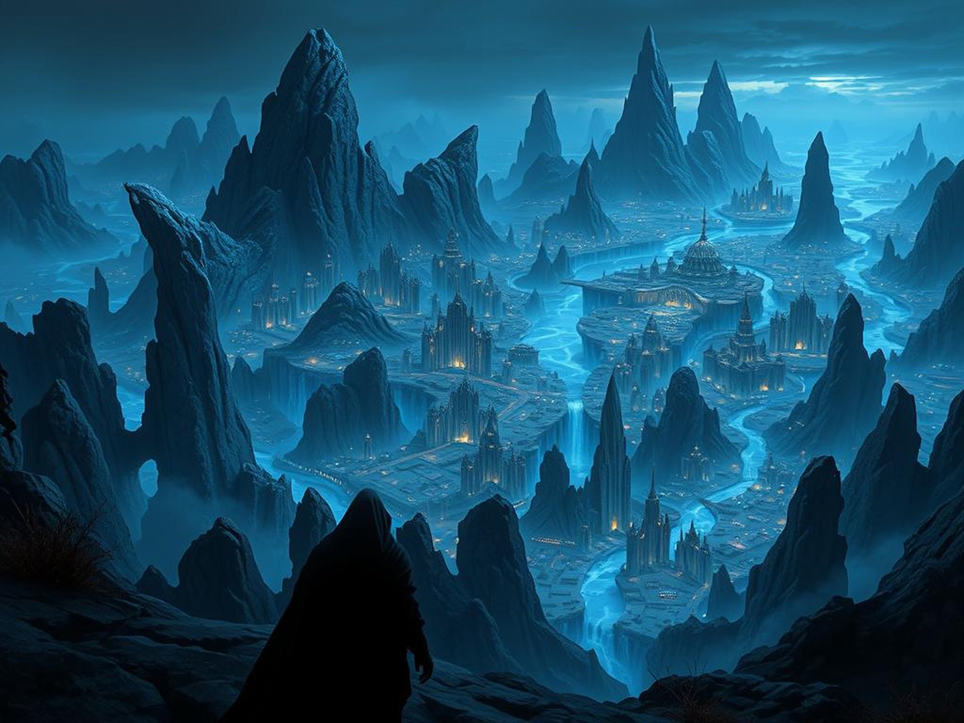 mountain range under blue sky
