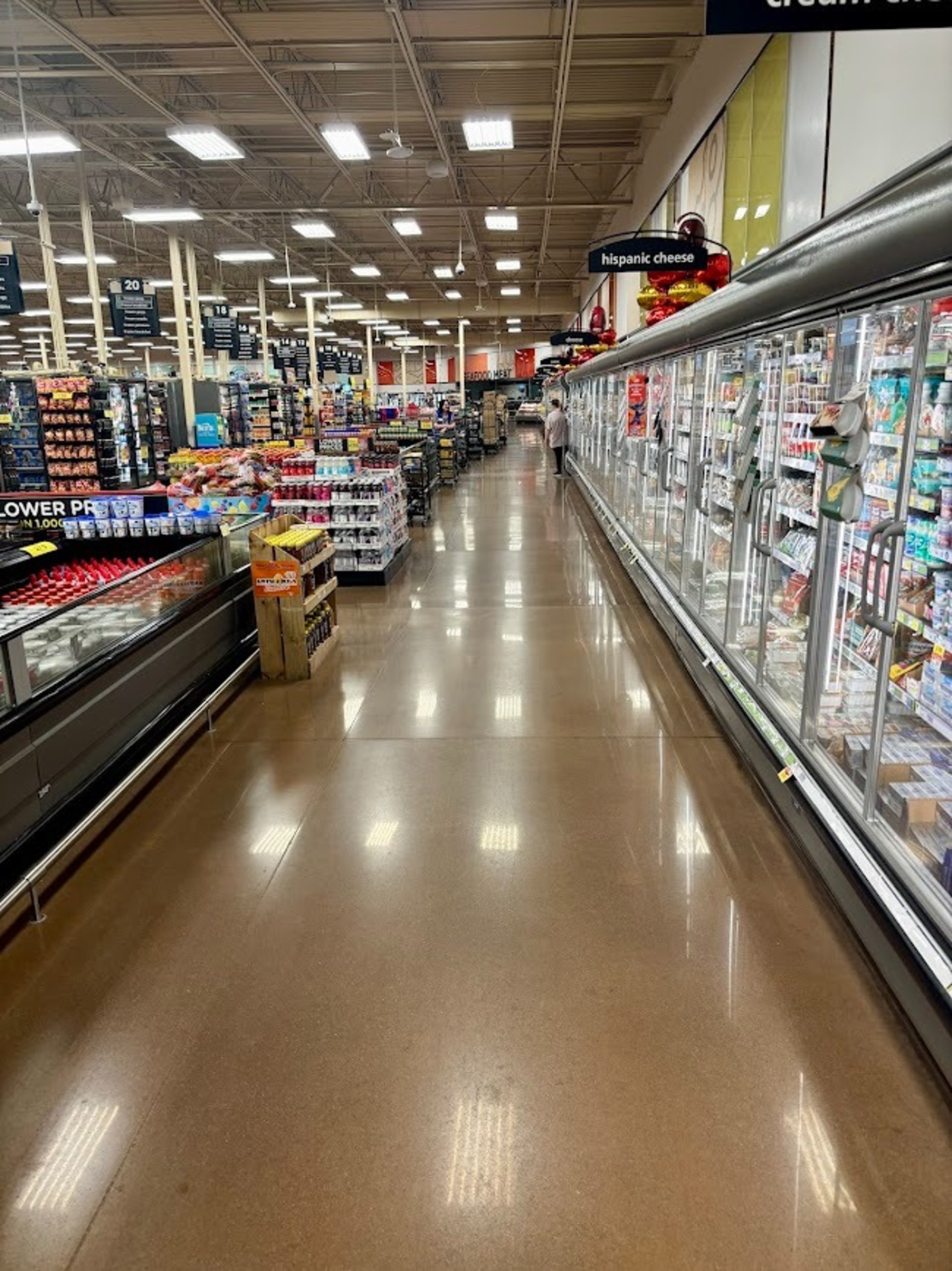 BIG GROCERY STORE FLOOR TILE CARE PRECISION CLEANING SERVICES