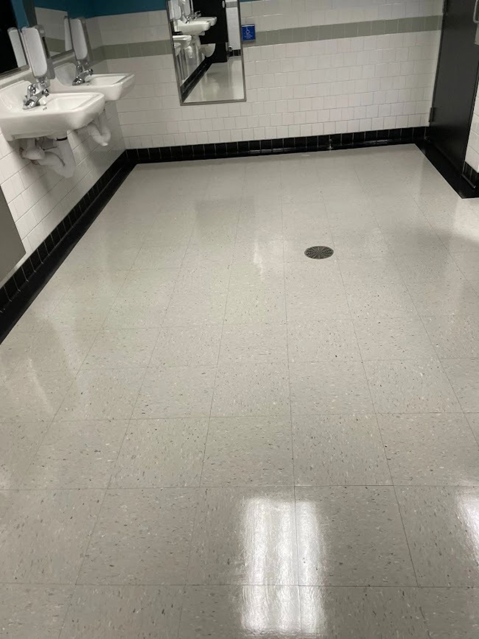 SHOPPING CENTER FLOOR RESTORED BY PRECISION CLEANING SERVICE