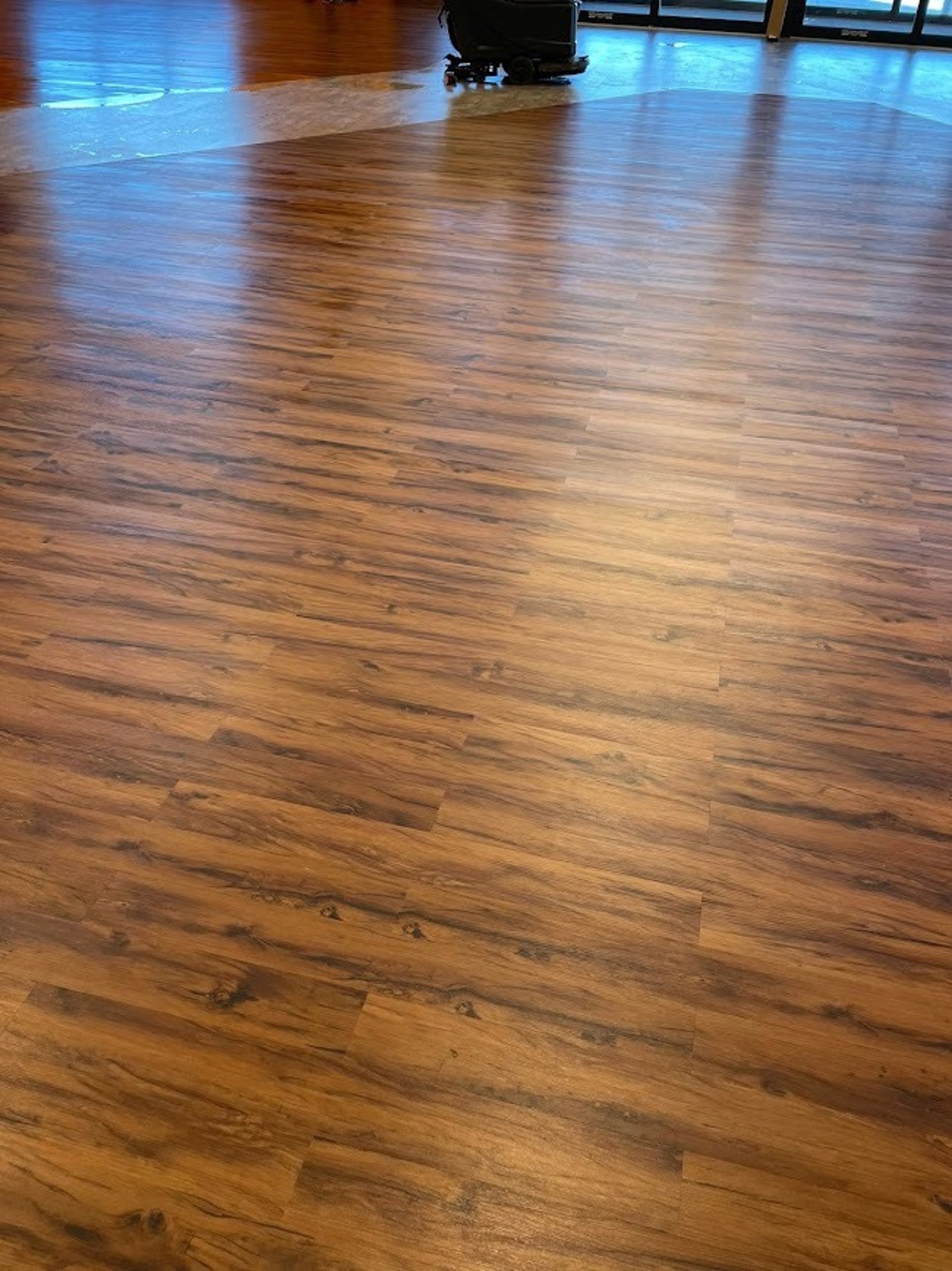 RESTORED HARDWOOD FLOORS PERFORMED BY THE PROFESSIONAL FLOOR AND TILE CARE PROFESSIONALS AT PRECISION CLEANING SERVICES