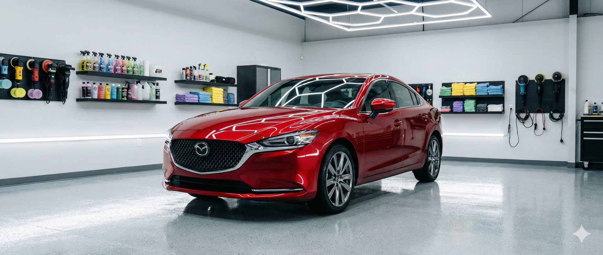 Detallado automotriz profesional de auto deportivo con recubrimiento cerámico System X Max G+ en D Cars PRO Detailing Guadala