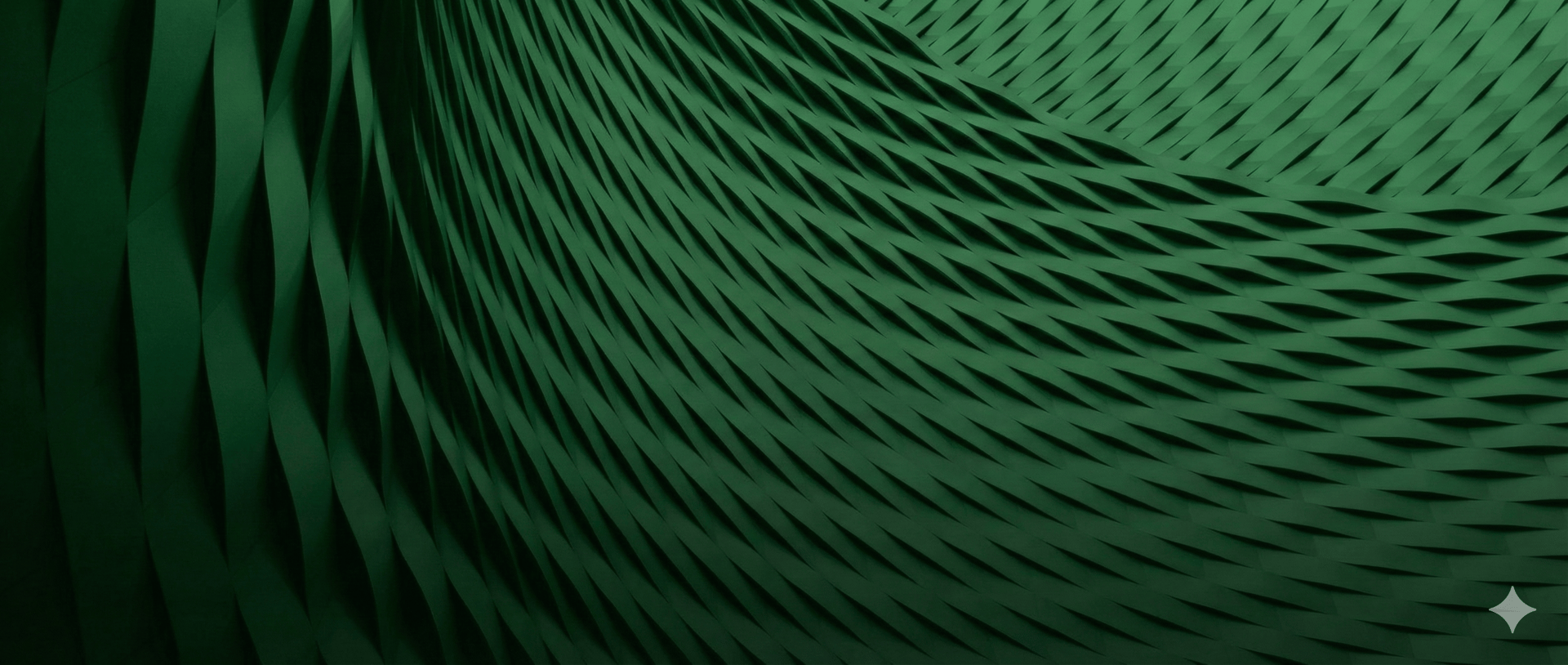 an abstract photo of a curved building with a blue sky in the background