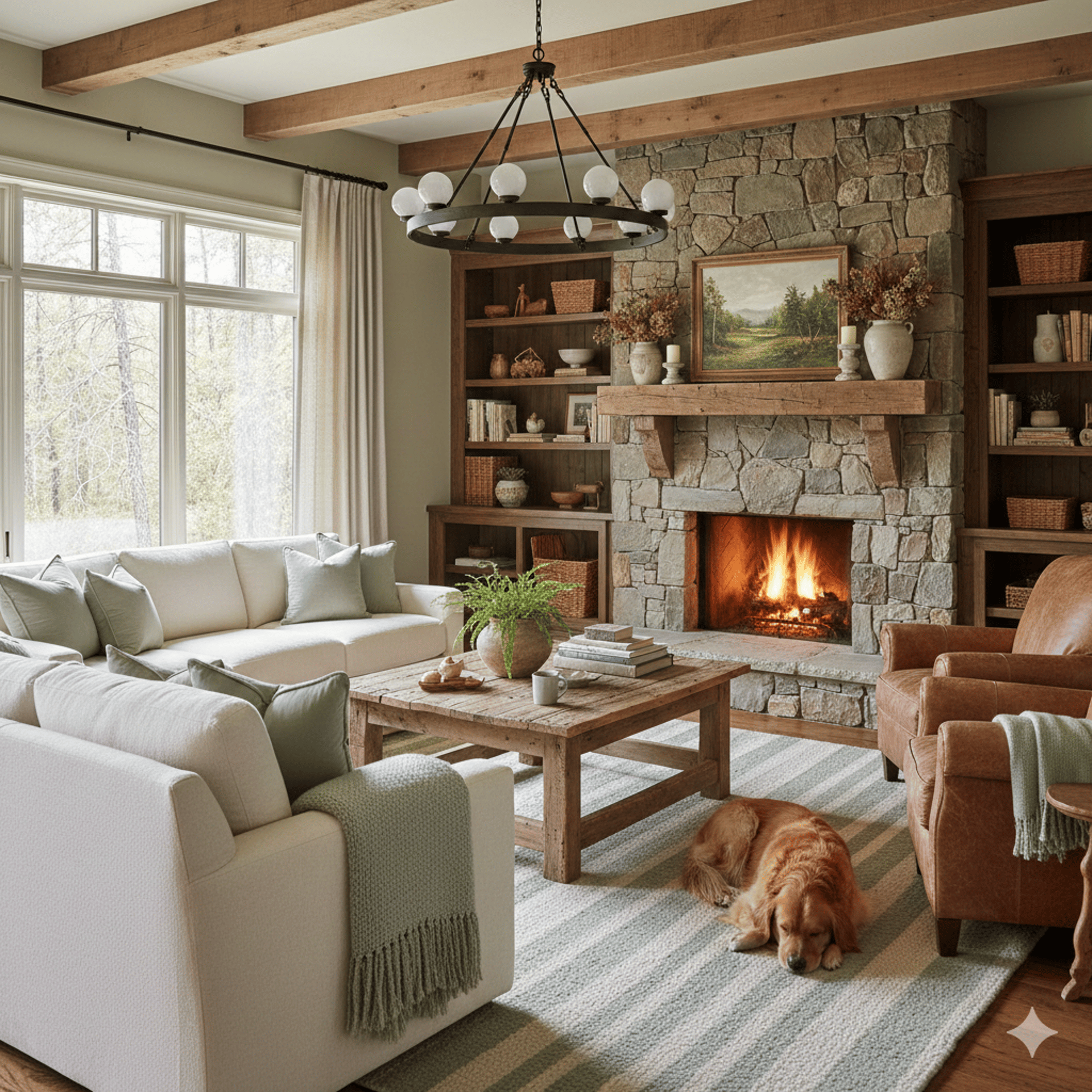 black and brown leather padded tub sofa