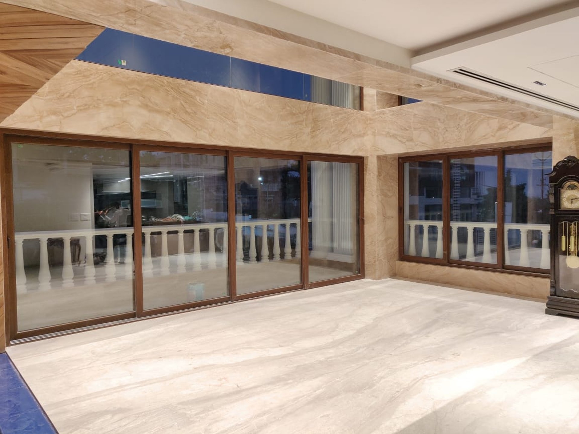 black blue and yellow textile