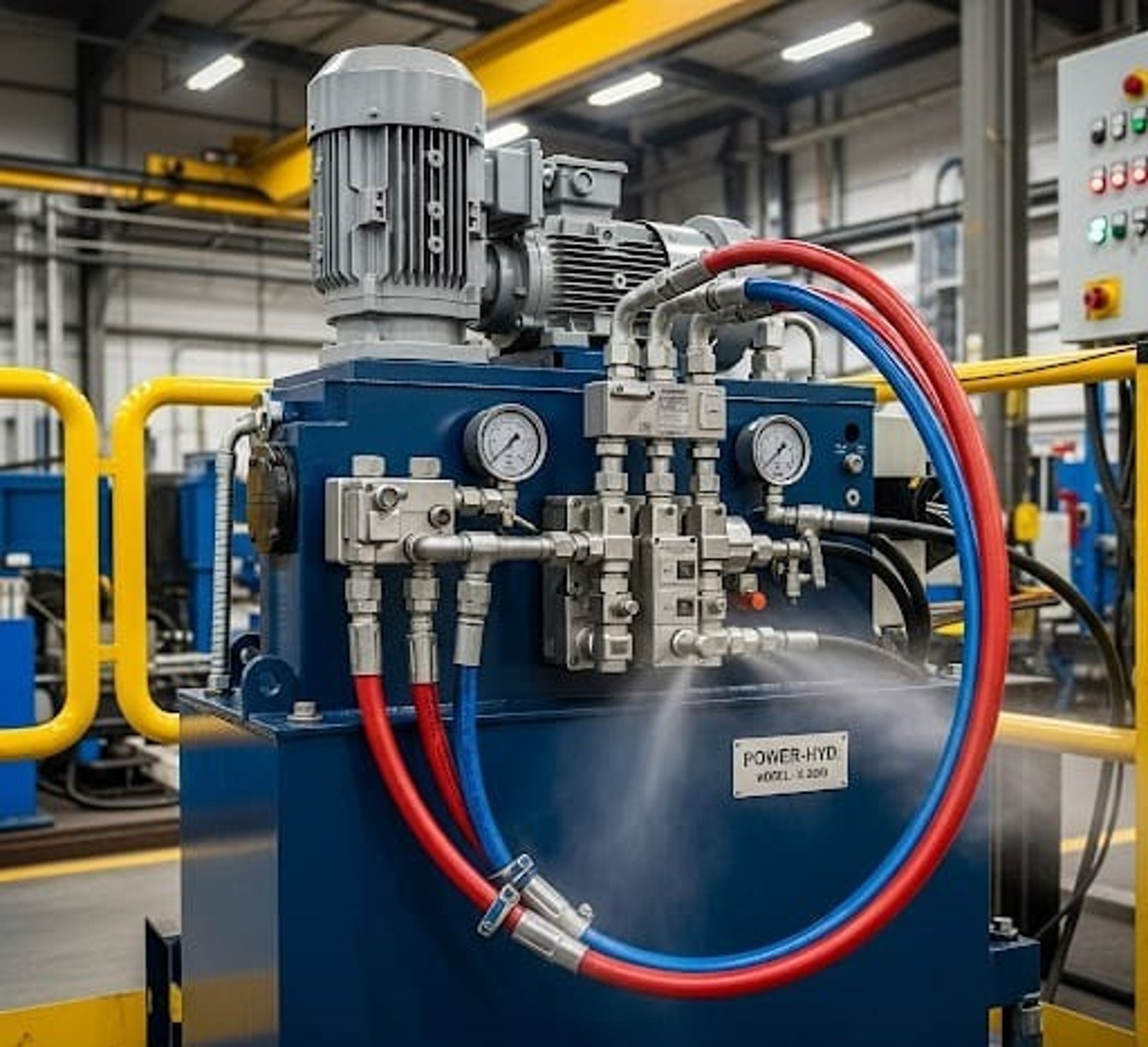 an abstract photo of a curved building with a blue sky in the background
