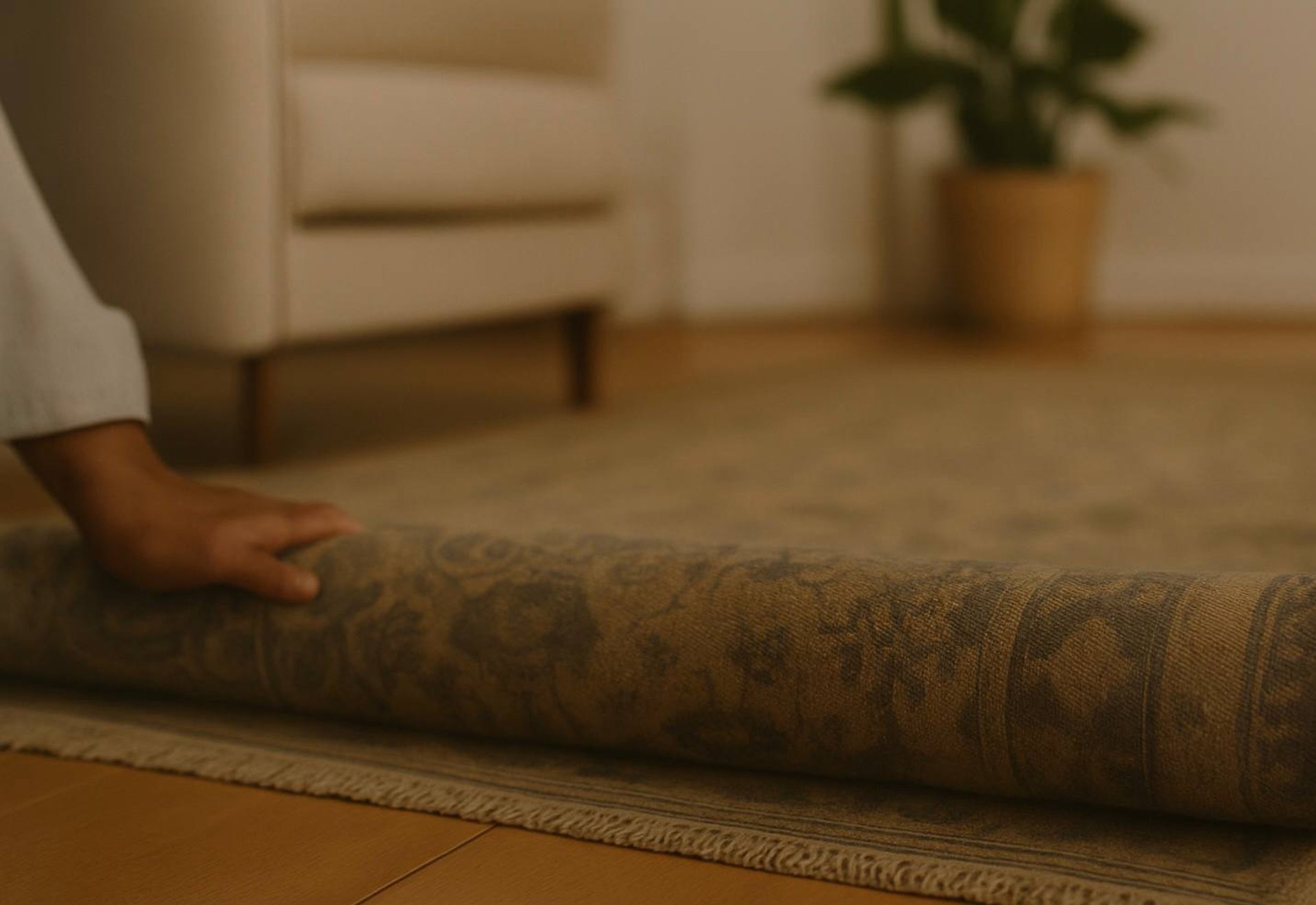 Handknotted Carpet - unfolded