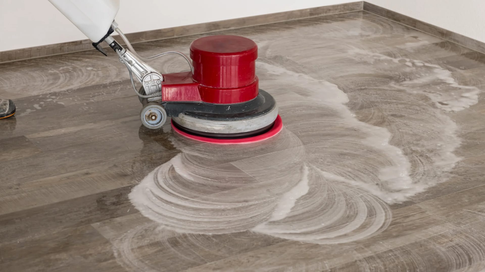 black and gray stroller on hallway