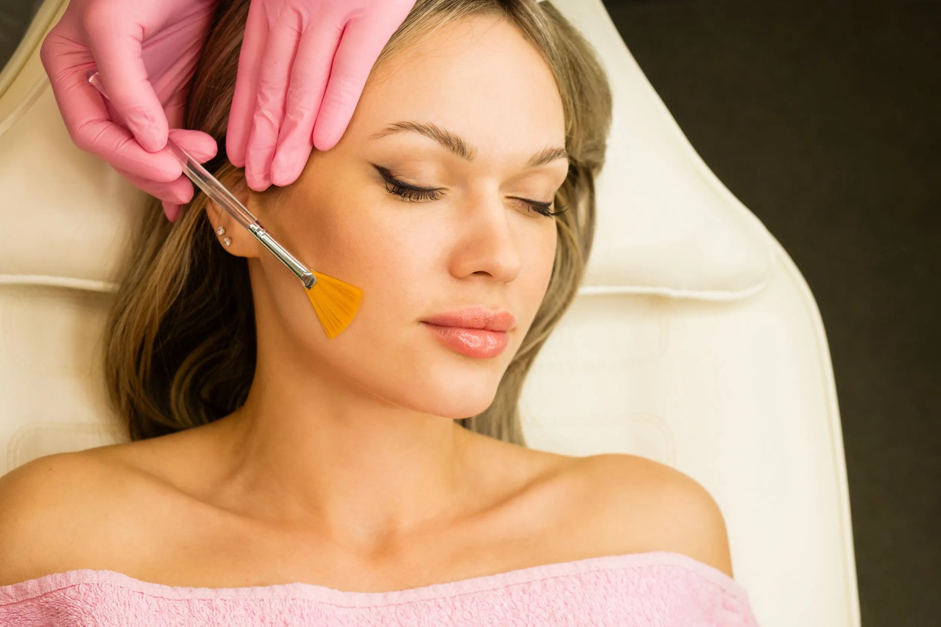 person holding dropper