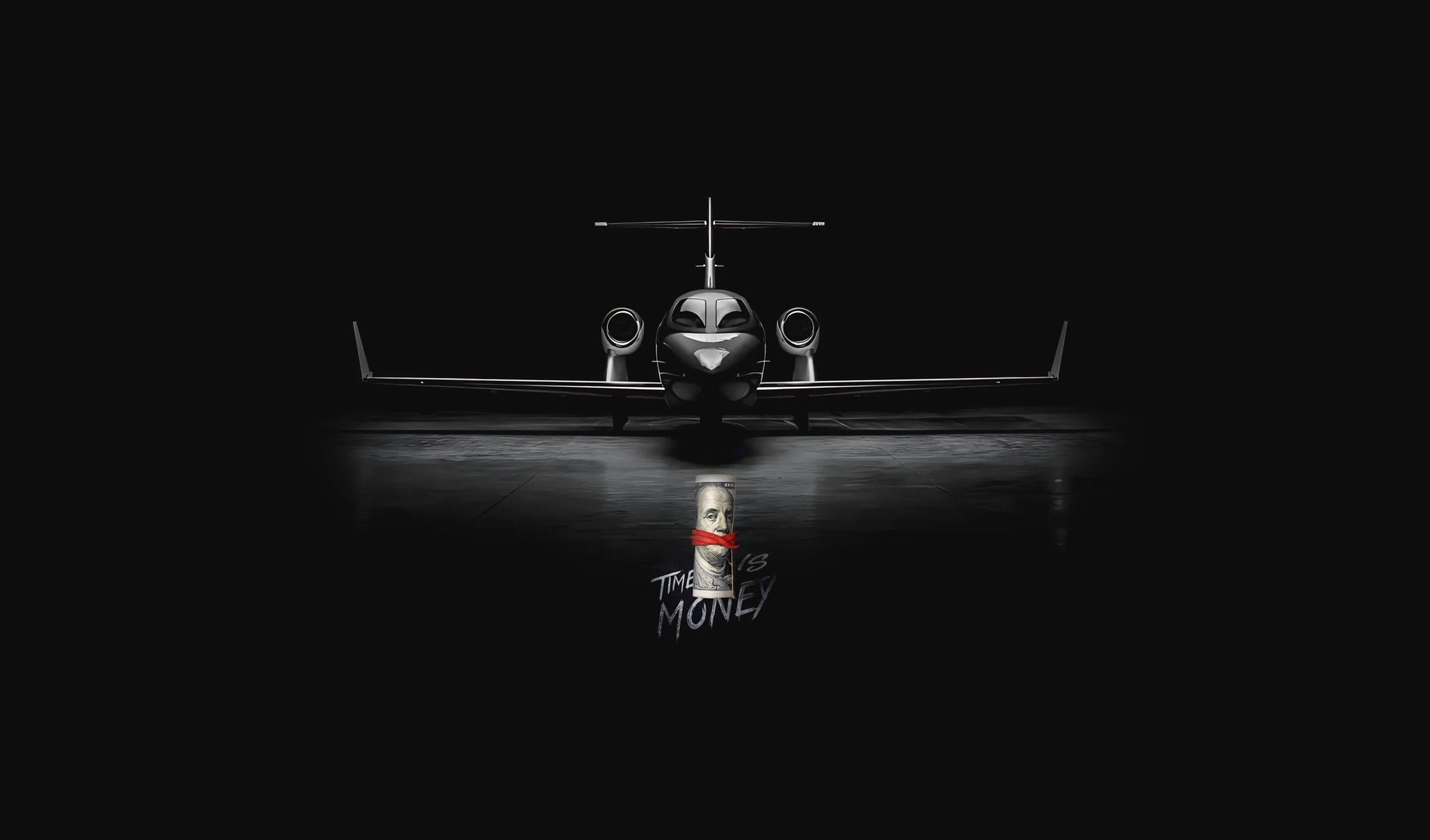 white jet plane in warehouse